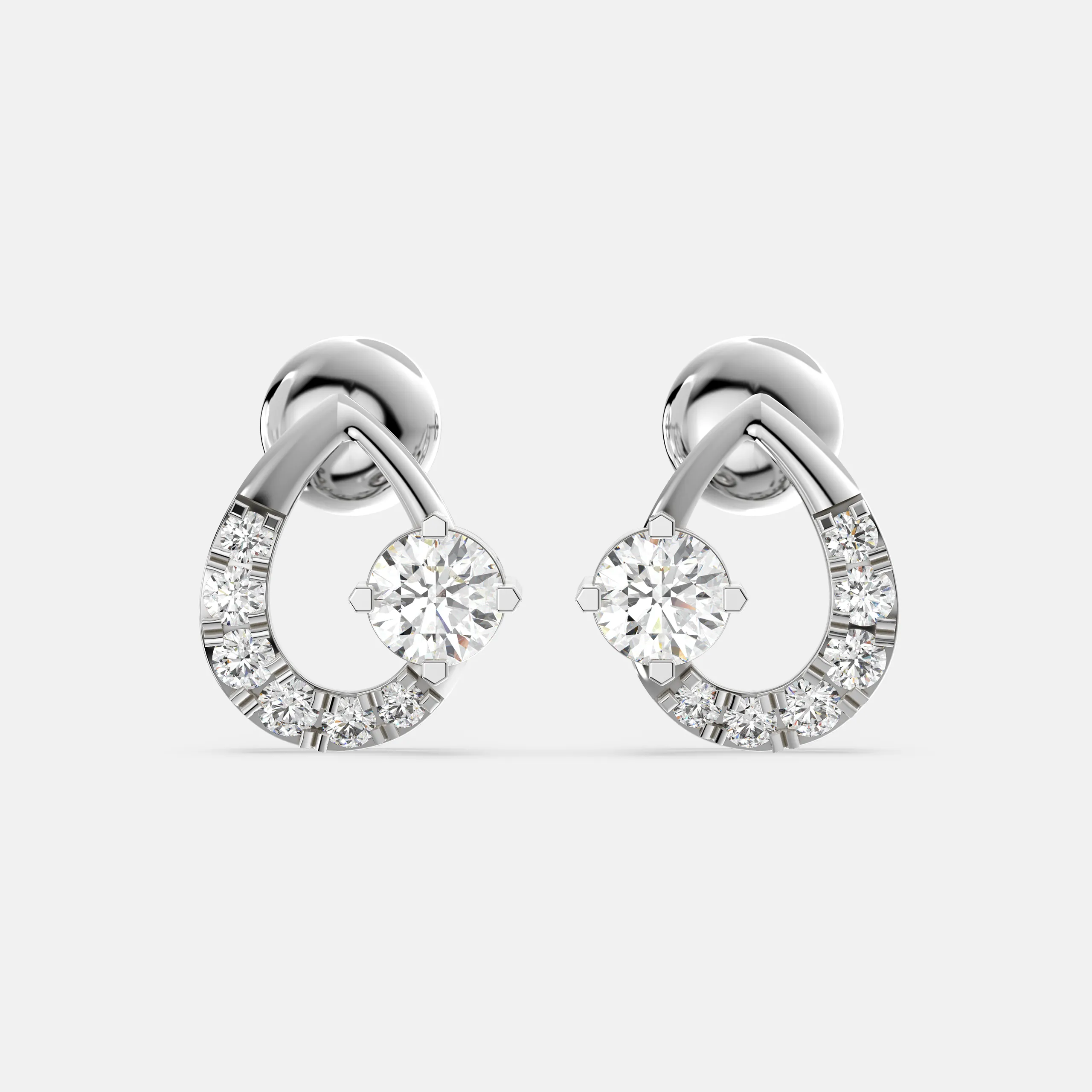 Nysa Halo Earrings