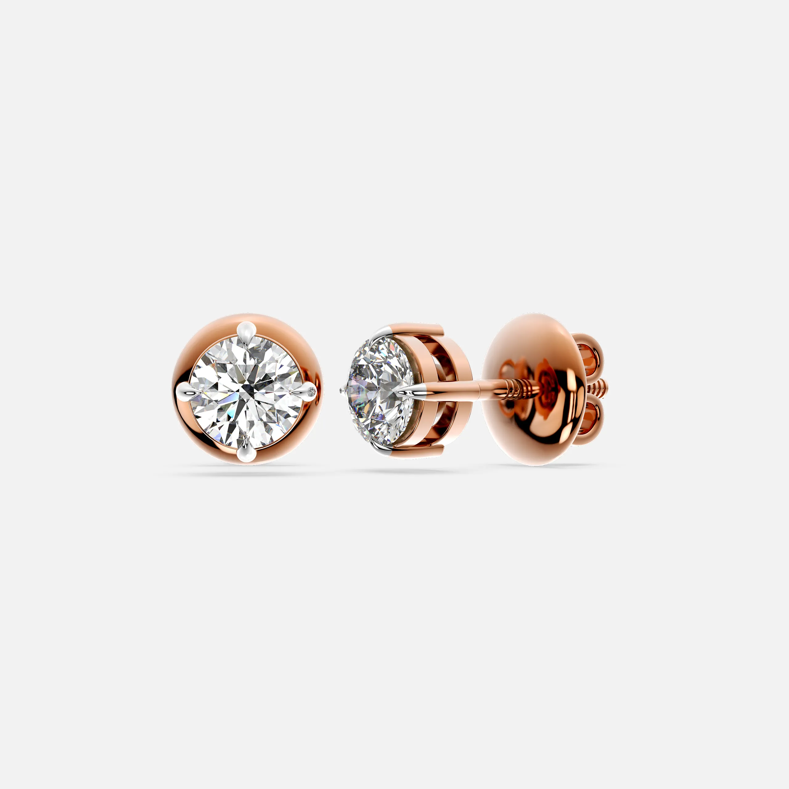 Allure Solitaire Earrings