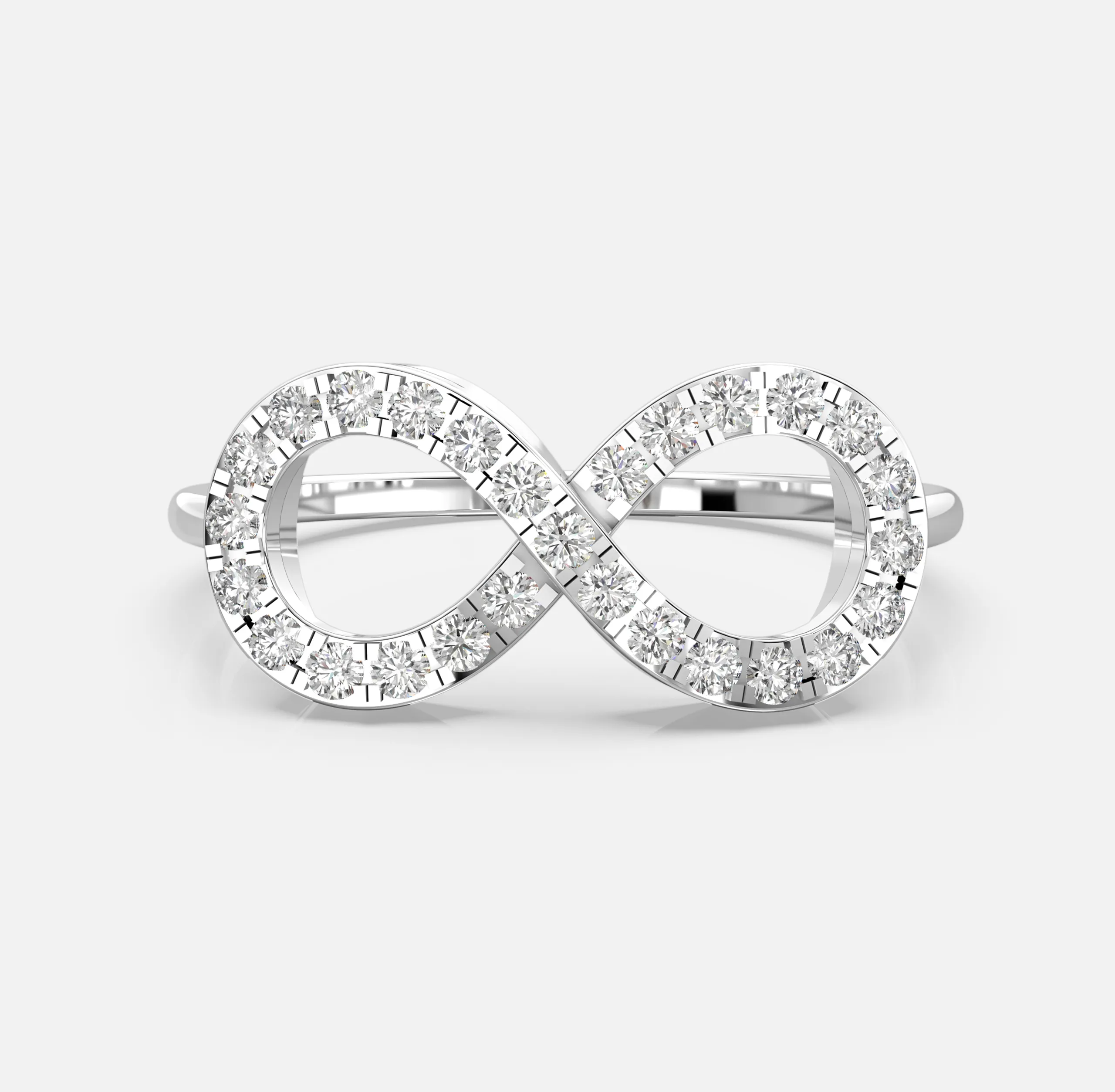 Diamond Infinity Promise Ring
