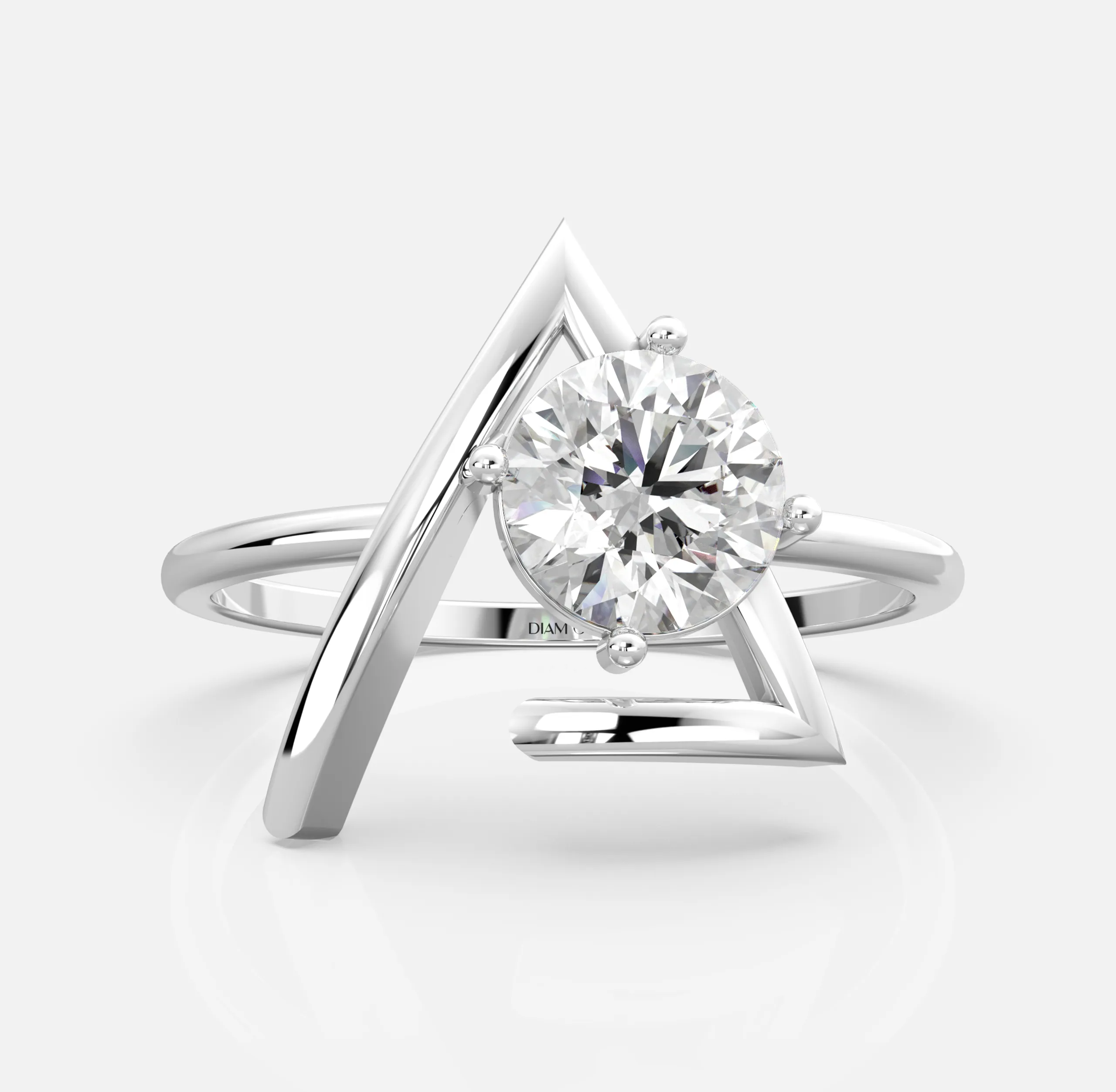 Triad Flair Diamond Ring