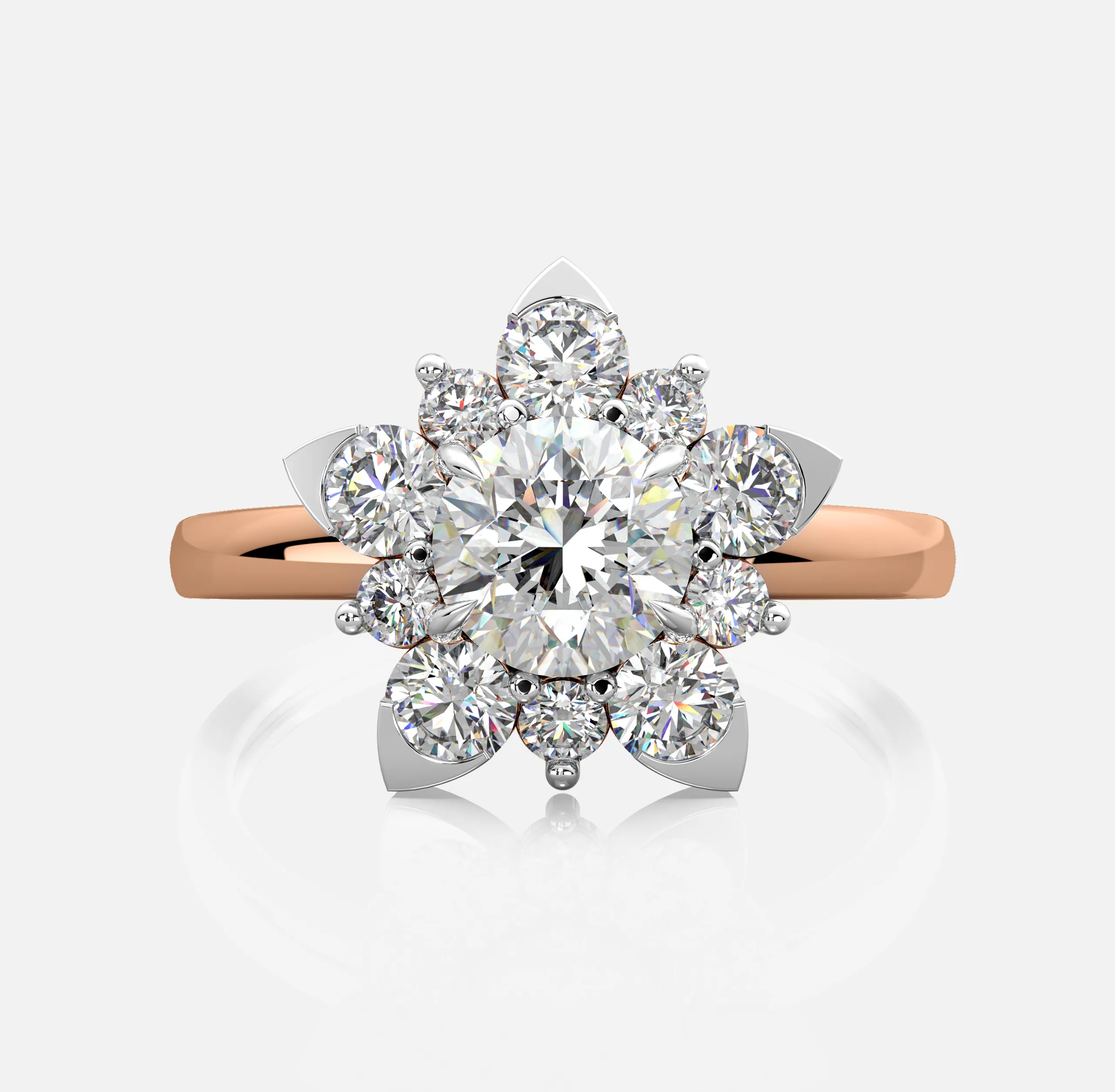 Timeless Floral Diamond Ring