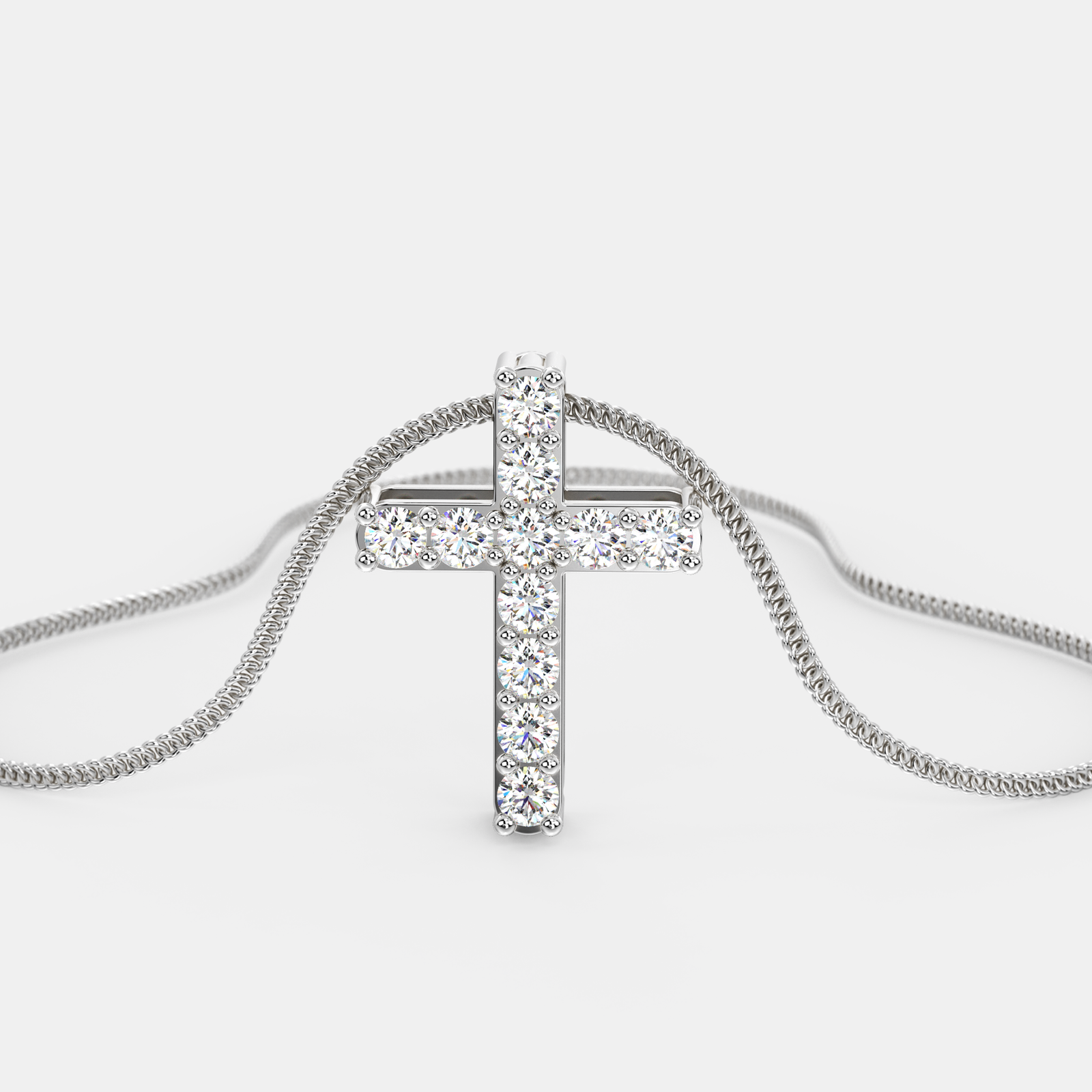 Eternal Diamond Cross Pendant
