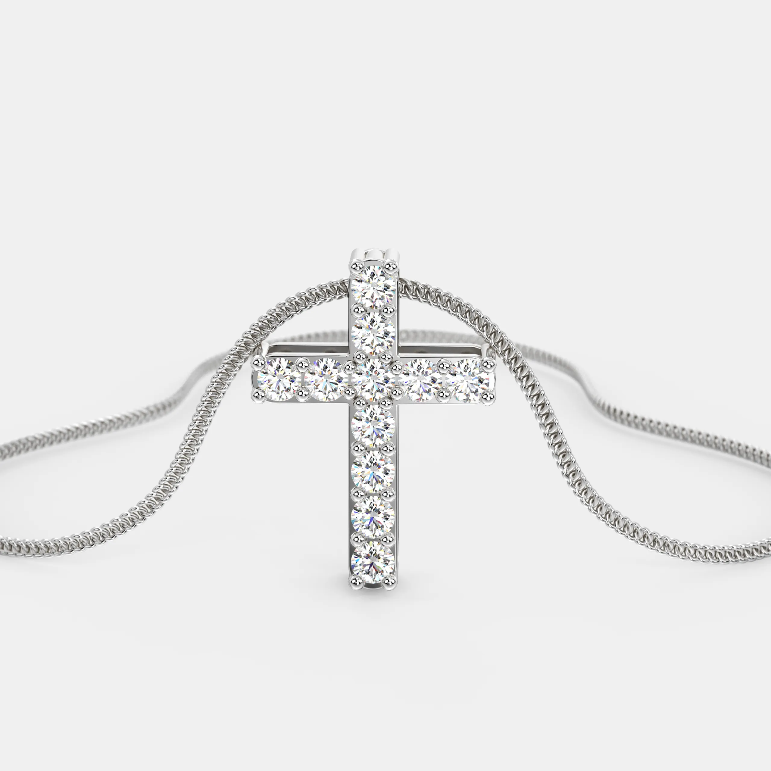 Eternal Diamond Cross Pendant