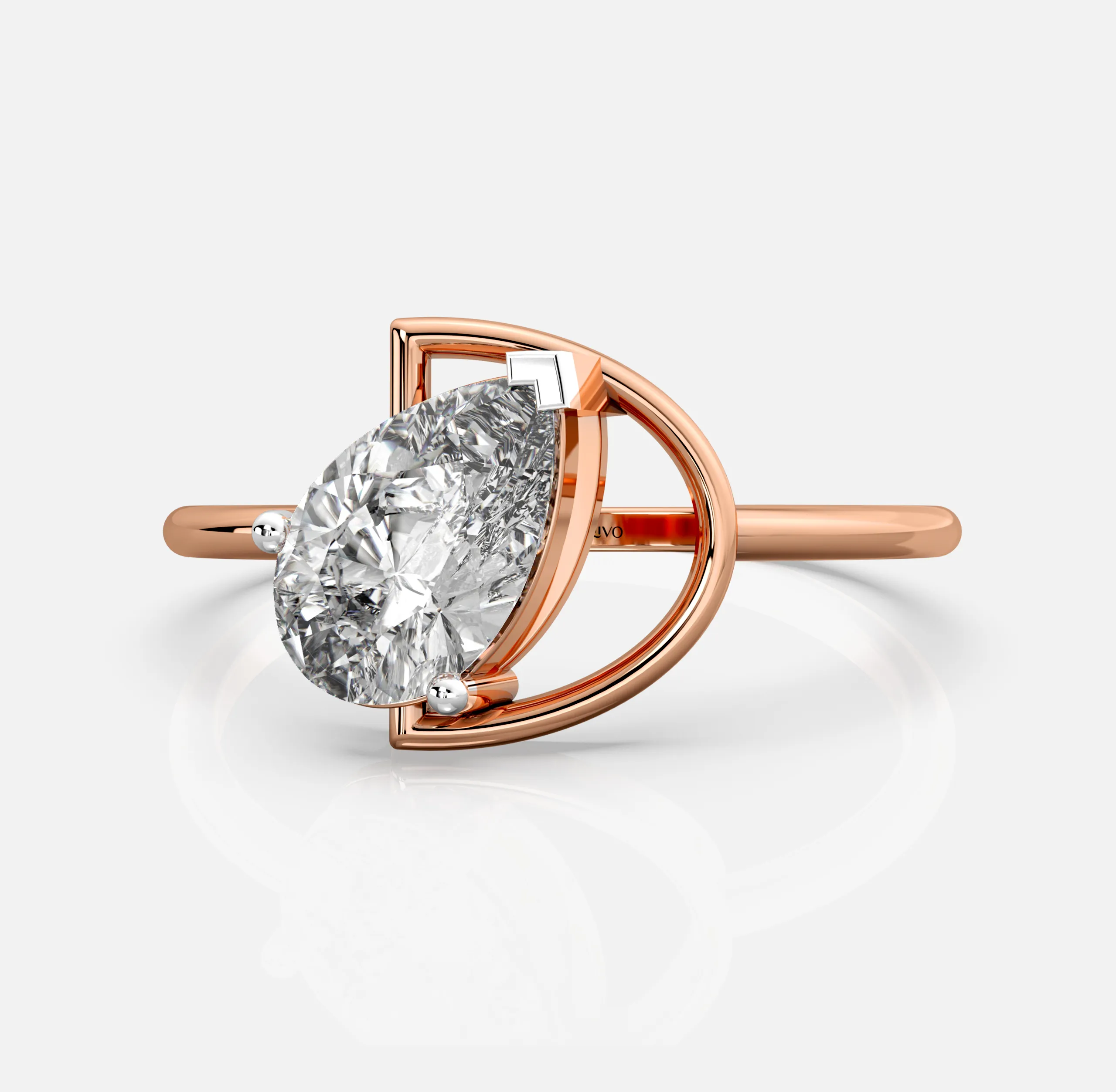 Luna Arc Diamond Ring