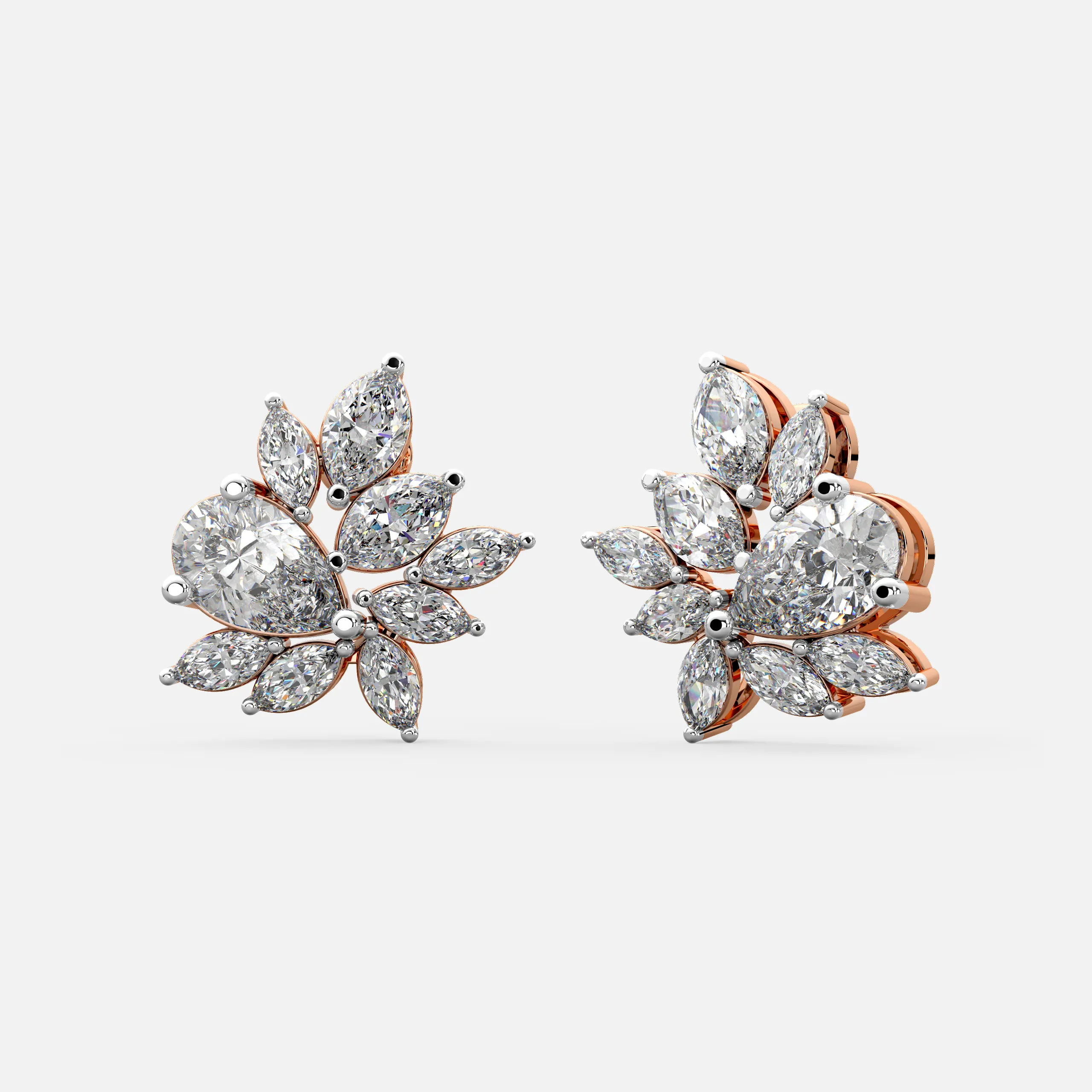 Petal Grace Diamond Earrings