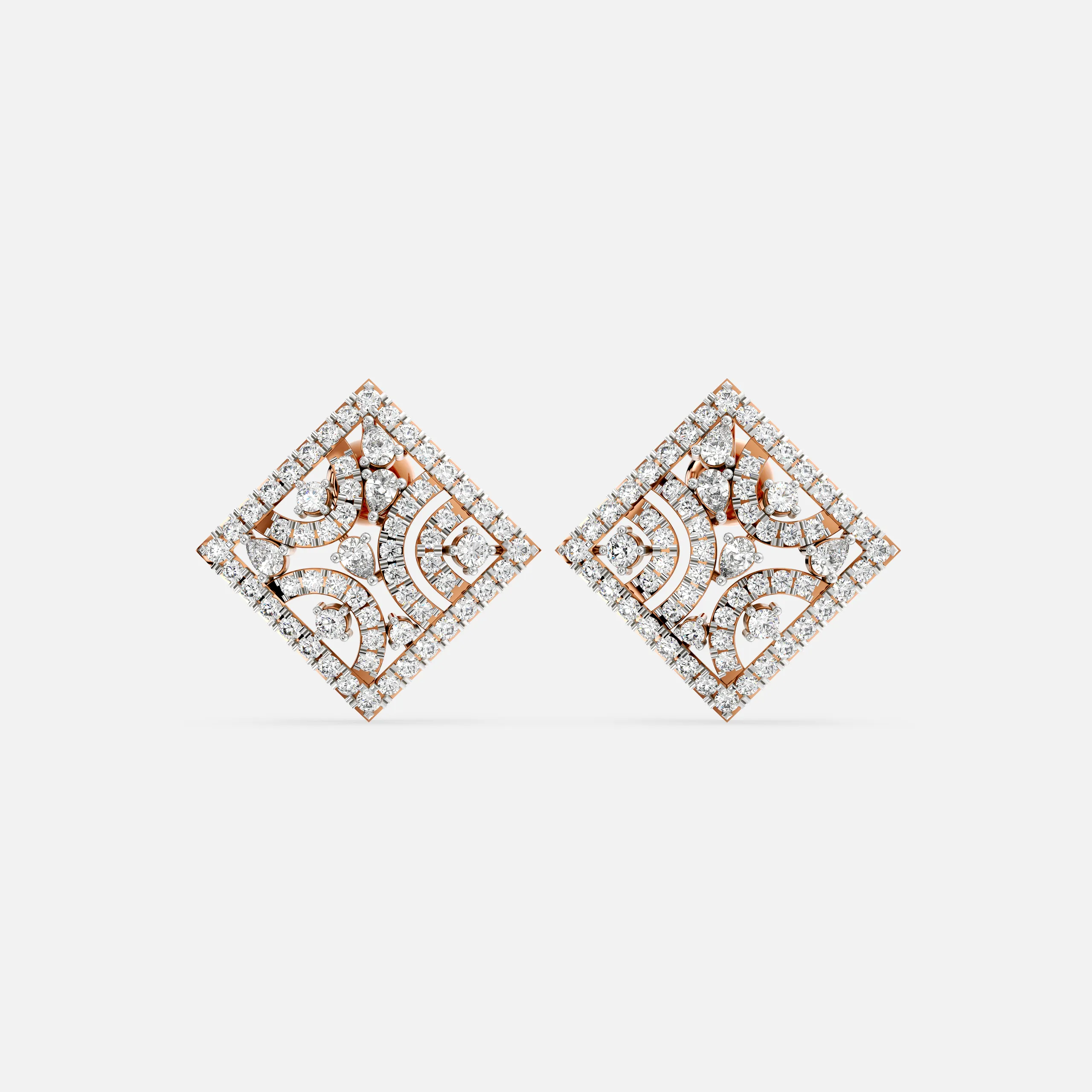 Aurelia Wave Diamond Earrings