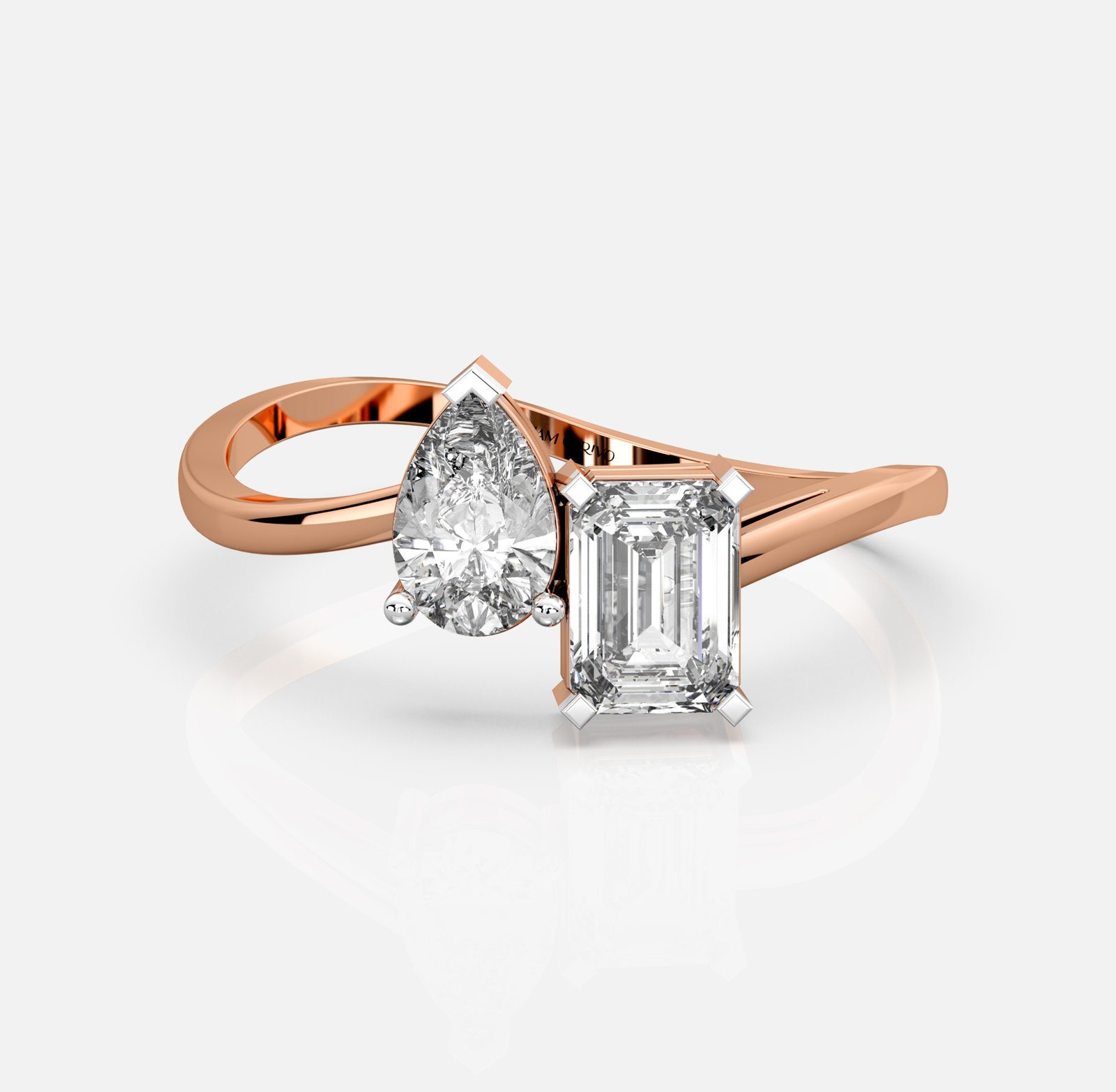 Lyra Duo Diamond Ring