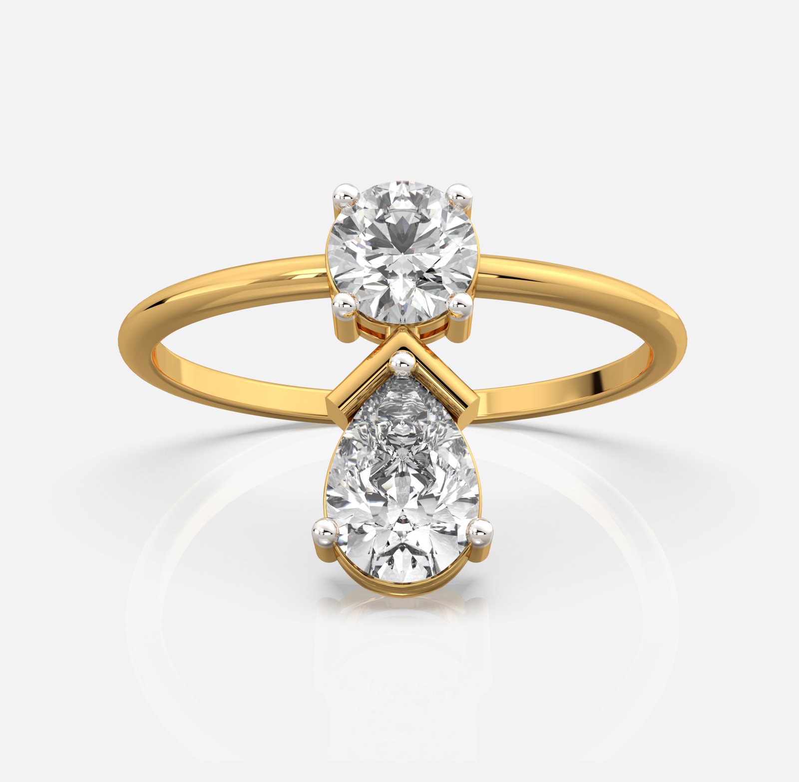 Luna Drop Diamond Ring