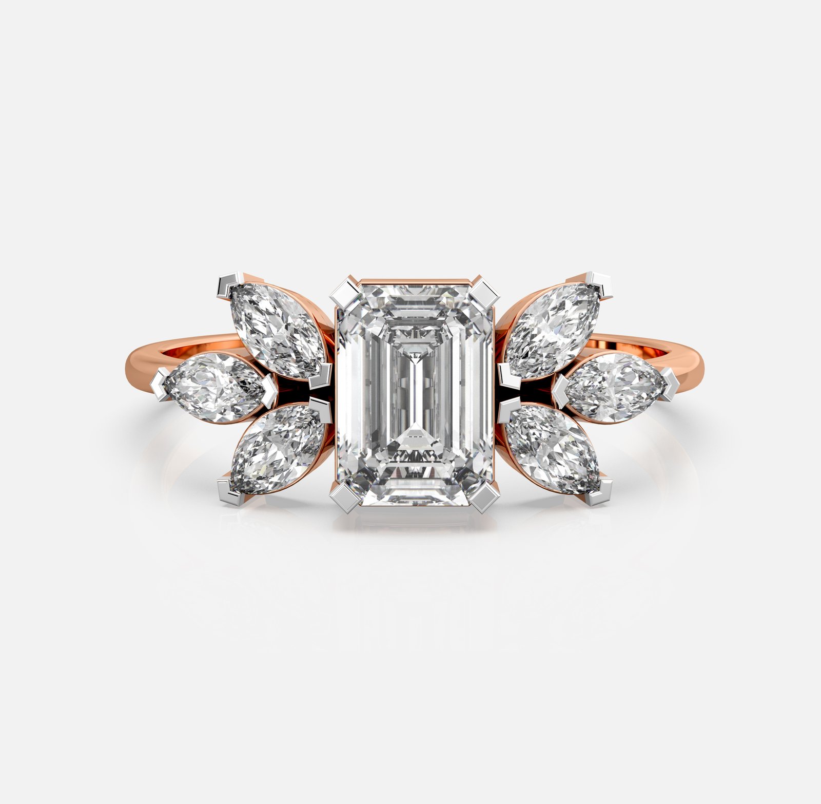 Lustre Petal Diamond Ring