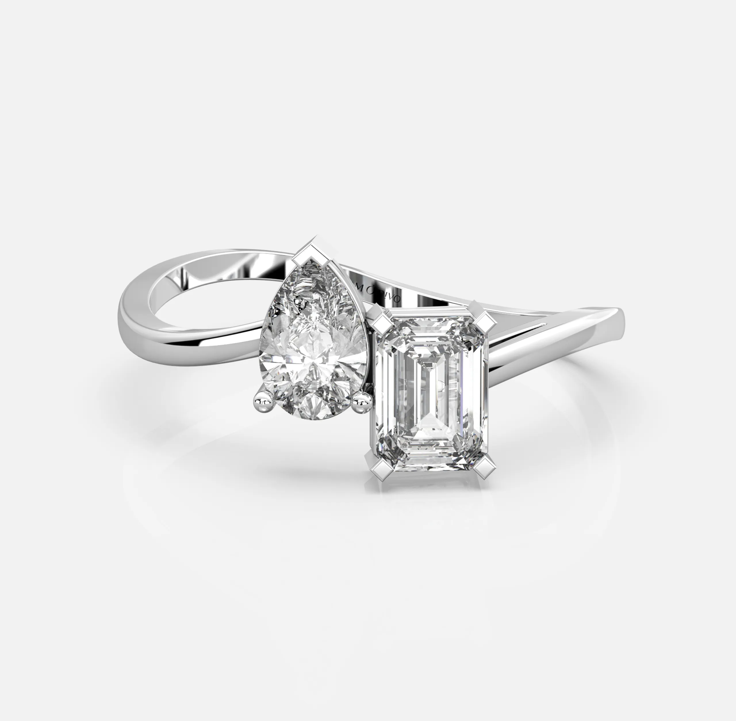 Lyra Duo Diamond Ring
