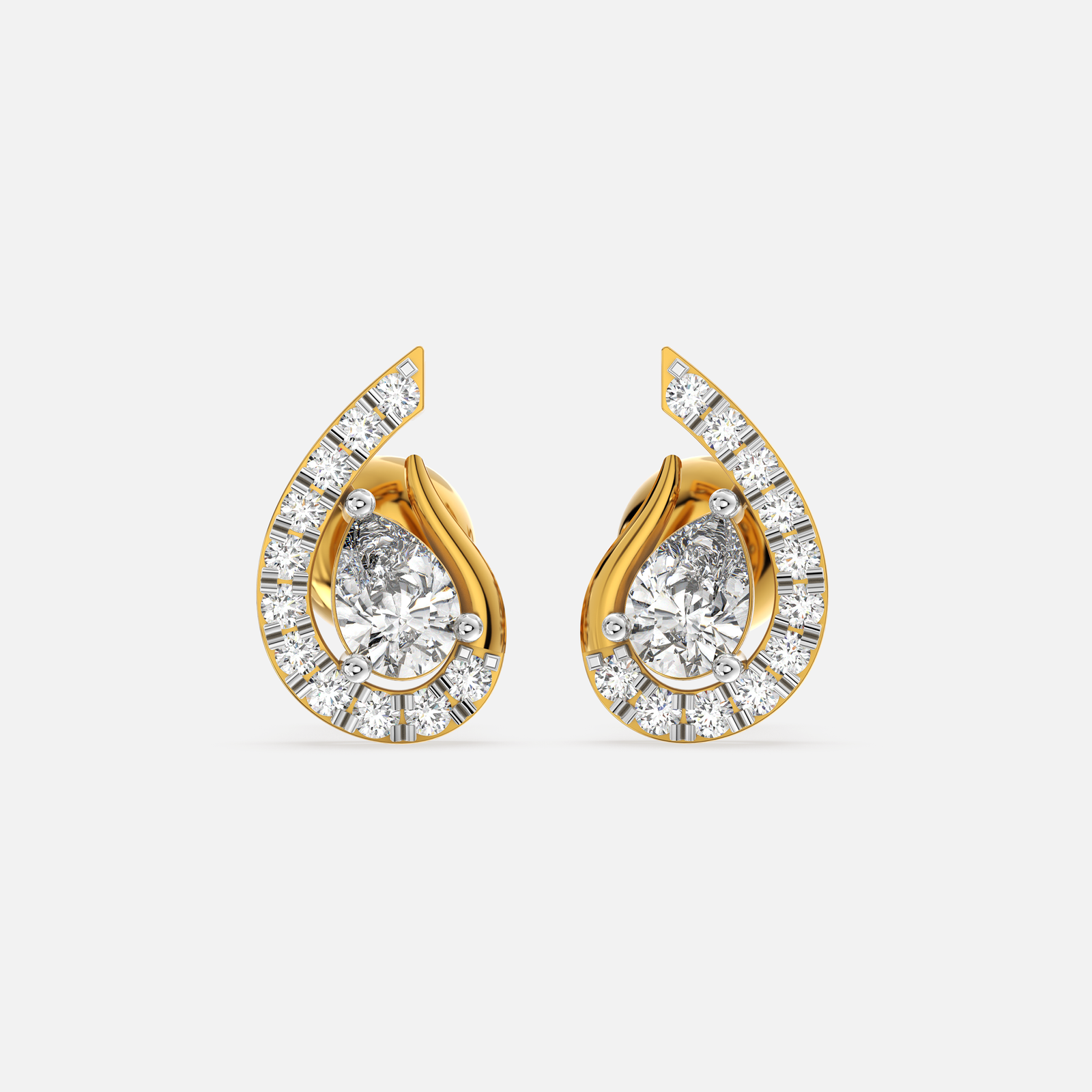 Radiance Drop Diamond Earrings