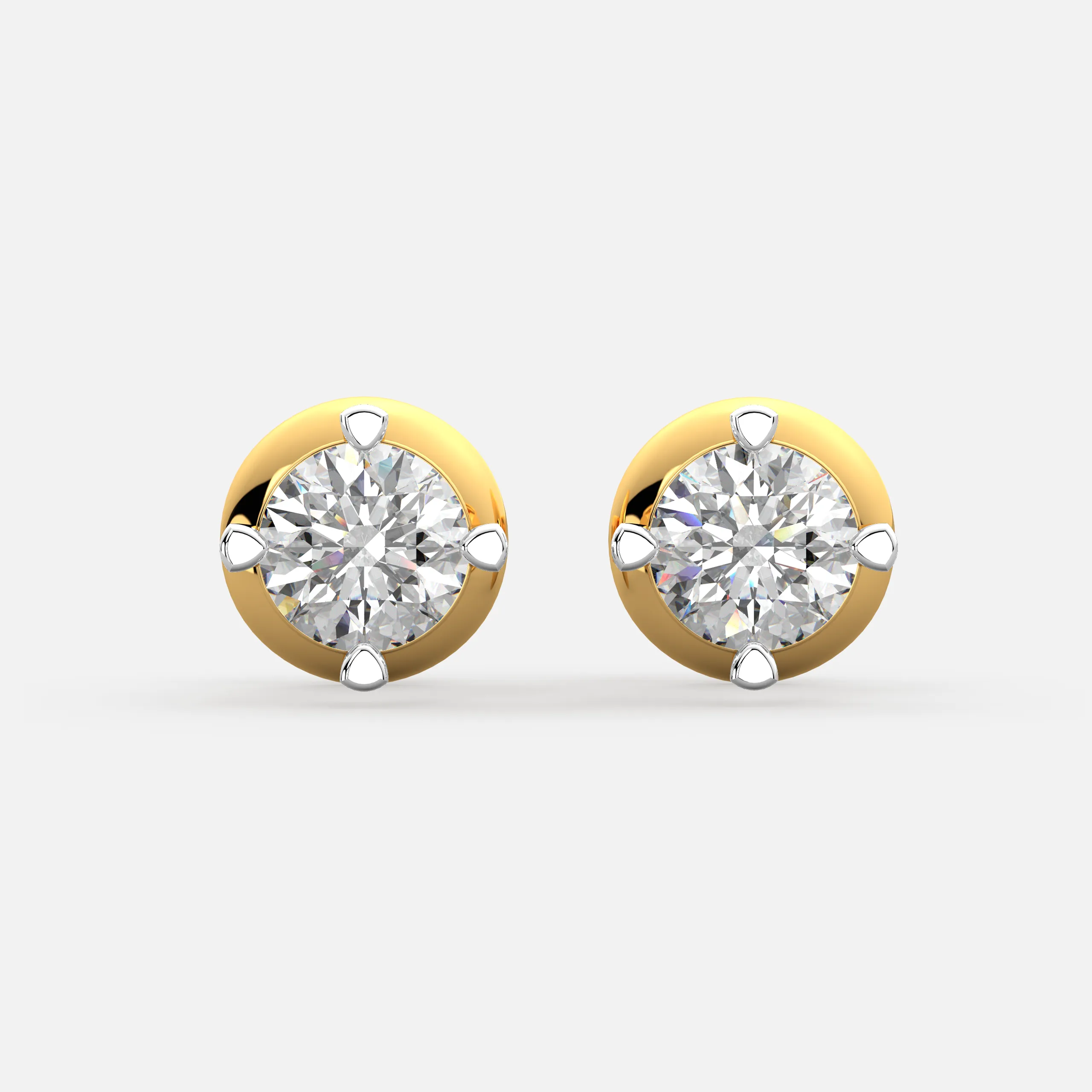 Luna Solitaire Earrings