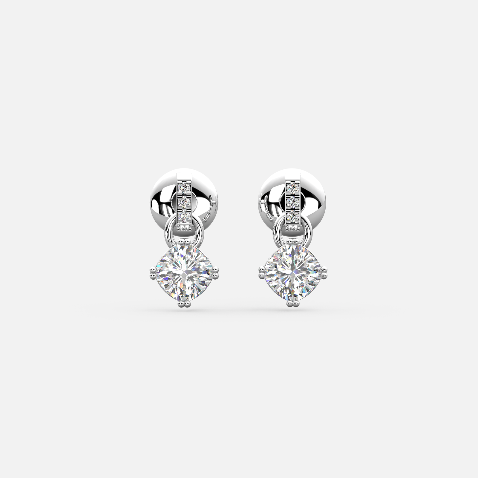 LumiLink Drop Diamond Earrings