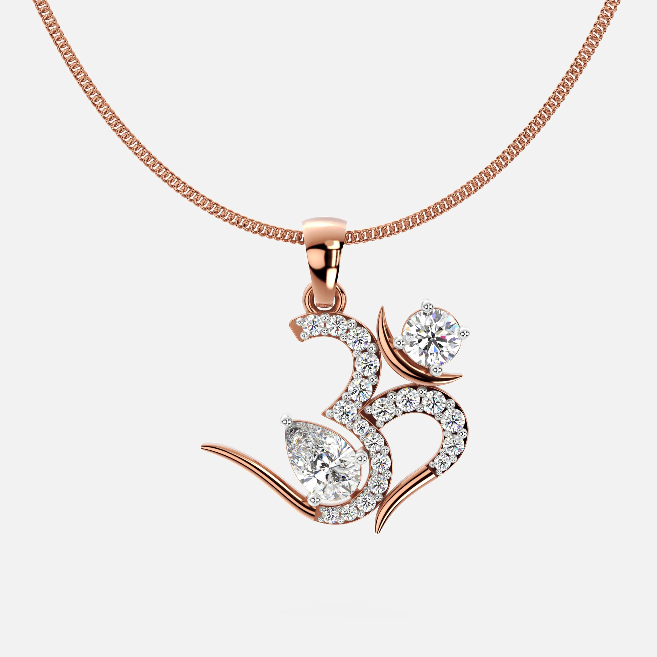 The Diamond Om Pendant