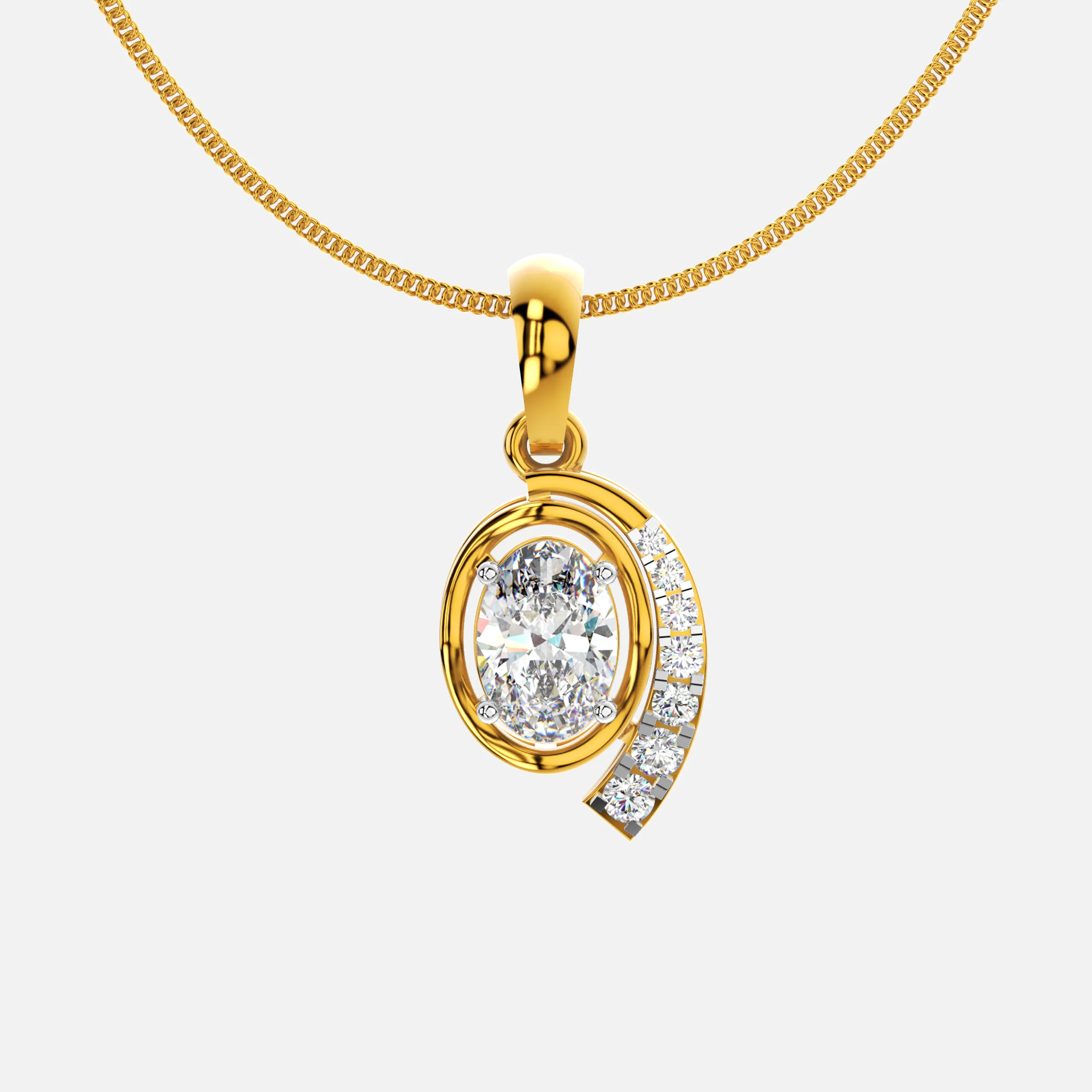 Aura Harmony Diamond Pendant