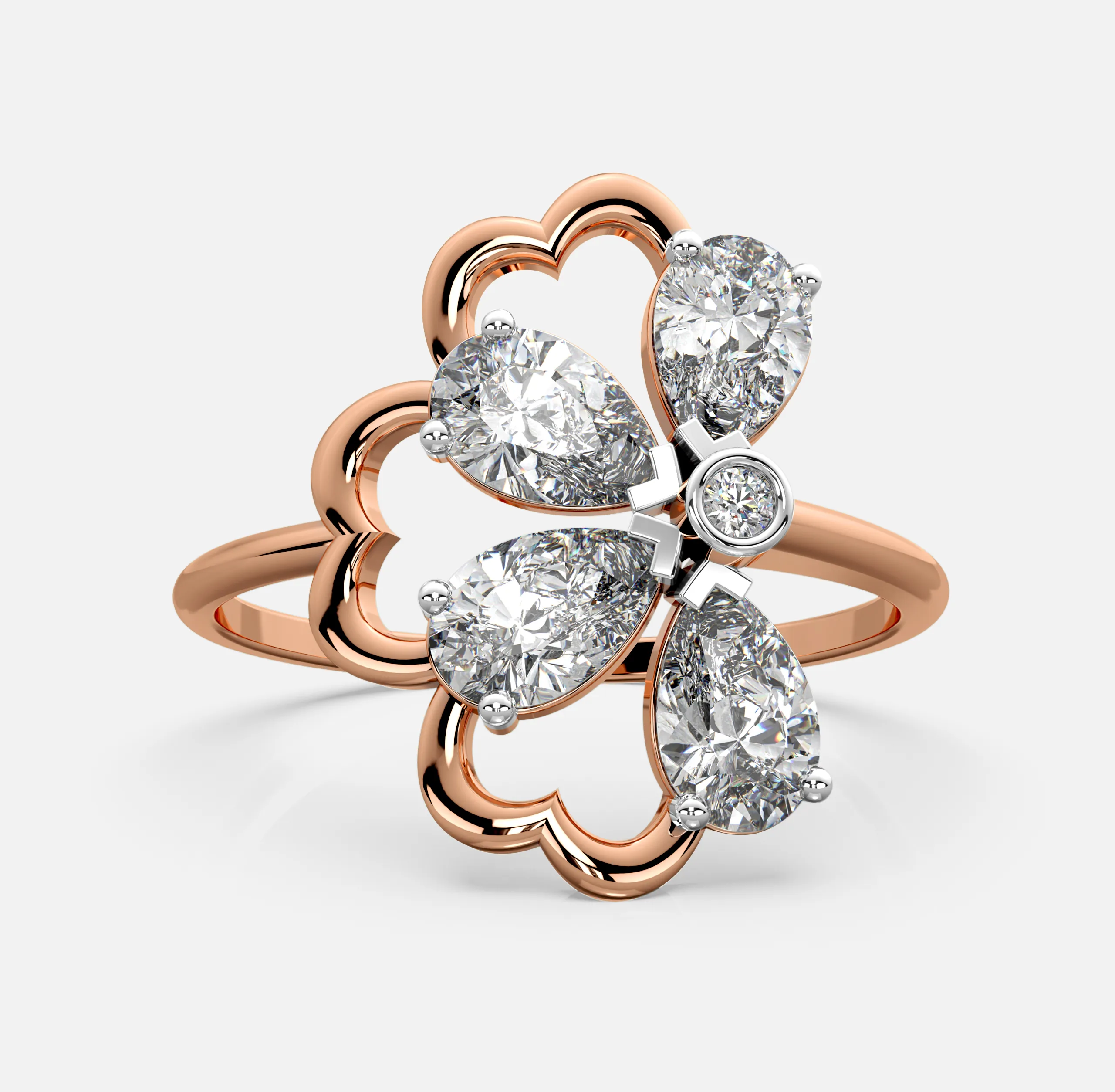 Blossom Cluster Diamond Ring