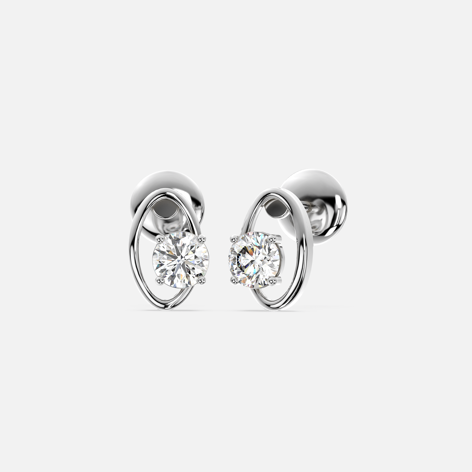 Eternal Halo Diamond Earring