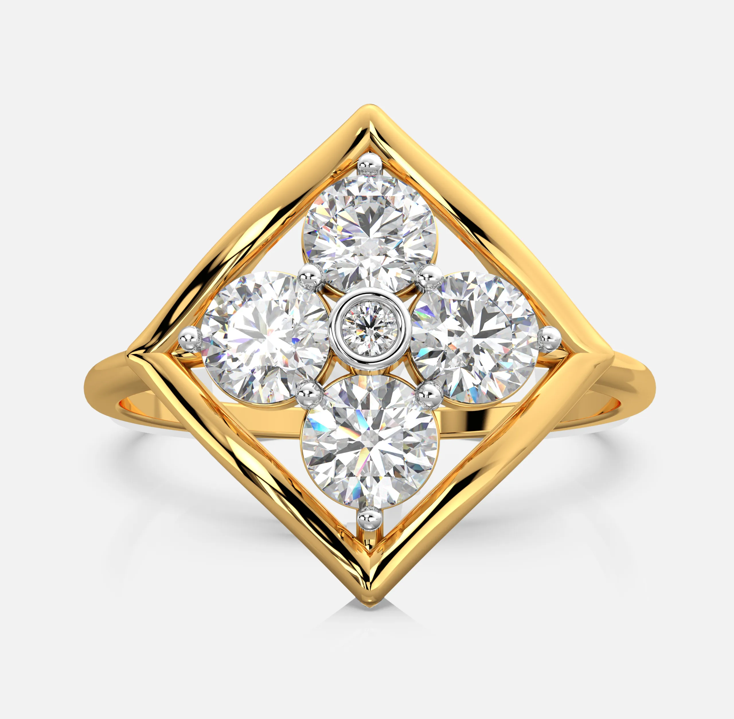 Marquise Cluster Diamond Ring