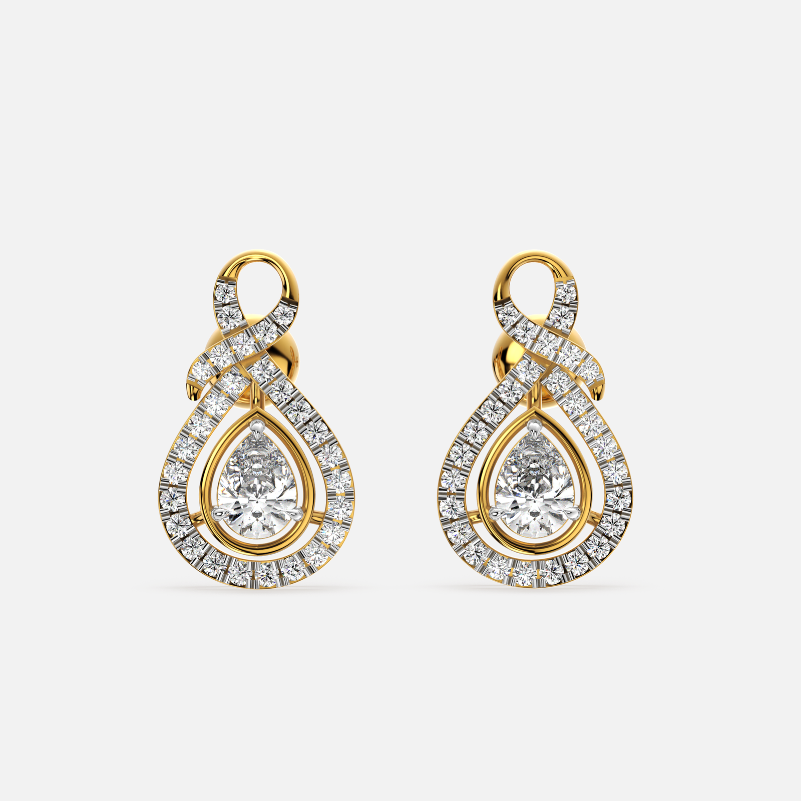 Seraphine Teardrop Diamond Earrings