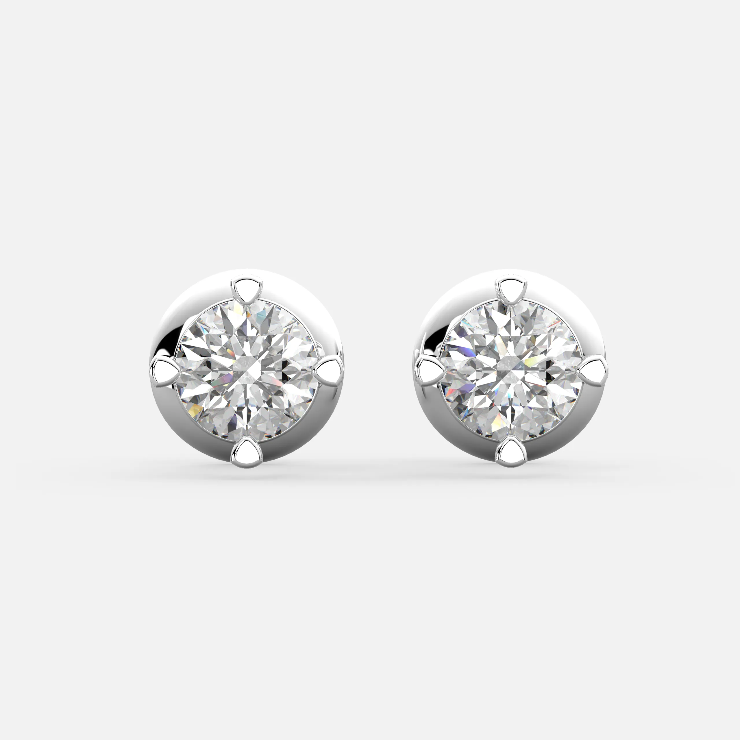 Luna Solitaire Earrings