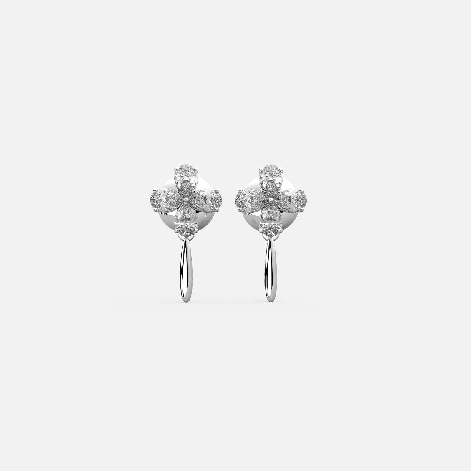 Petal Drift Diamond Earrings