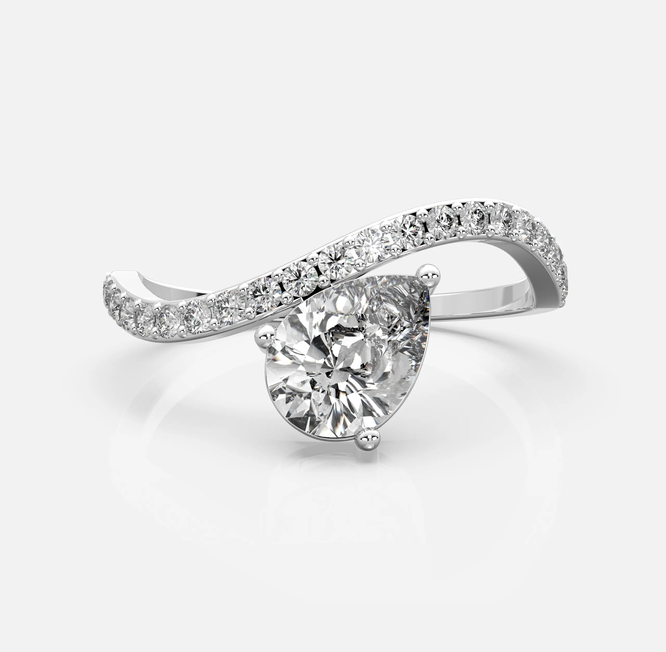 Infinity Twist Diamond Ring