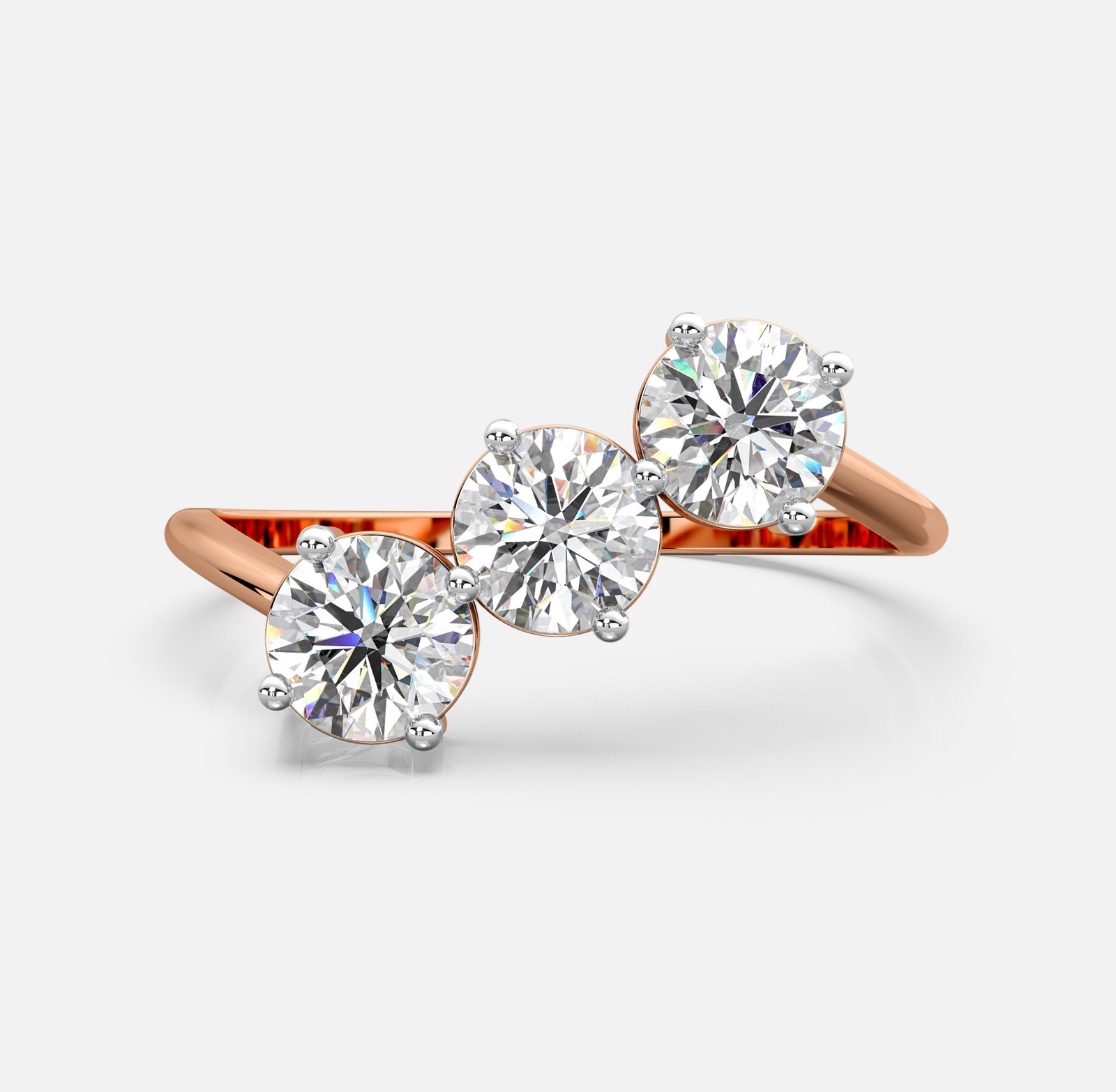 Trio Elegance Diamond Ring