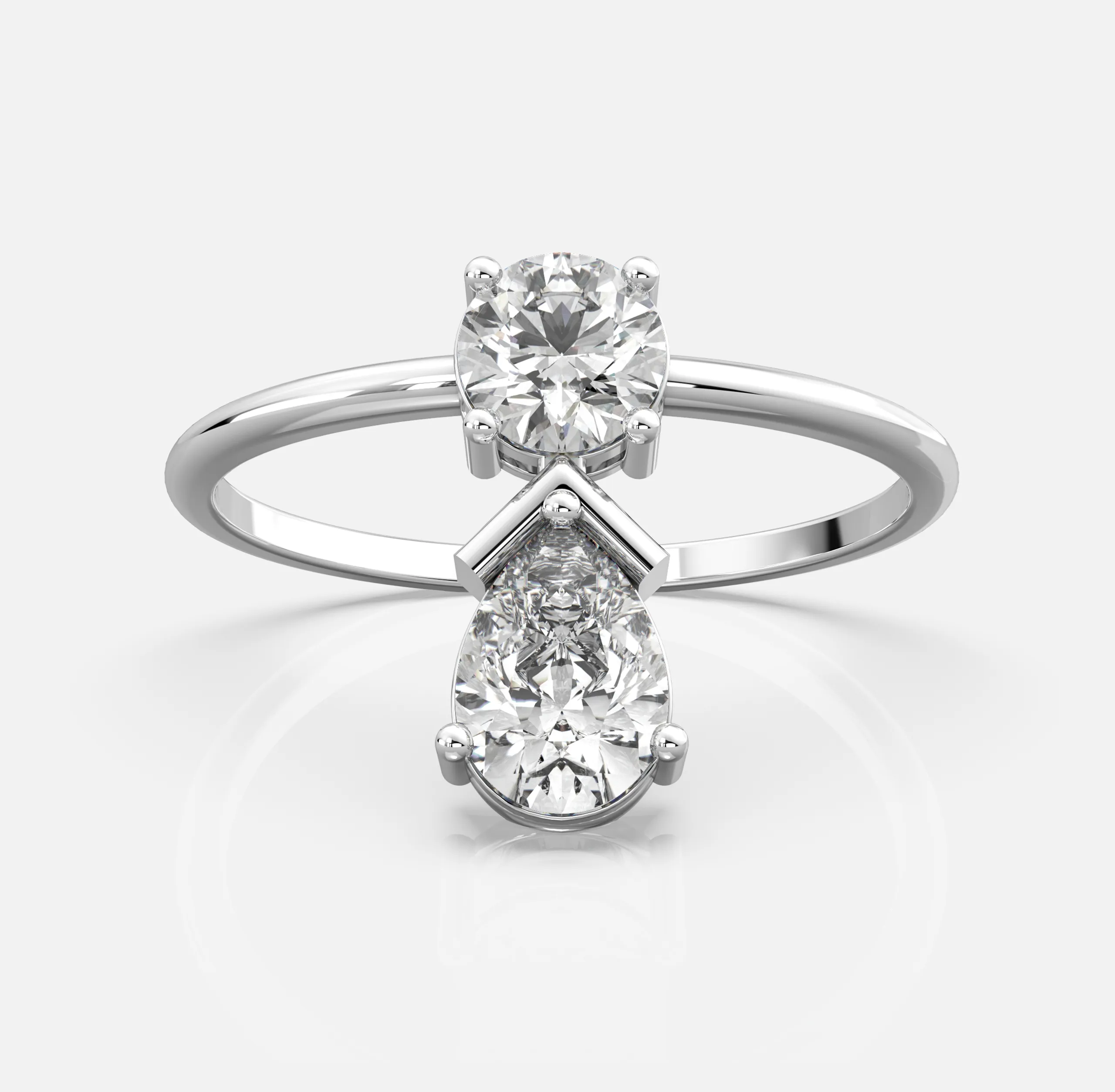 Luna Drop Diamond Ring