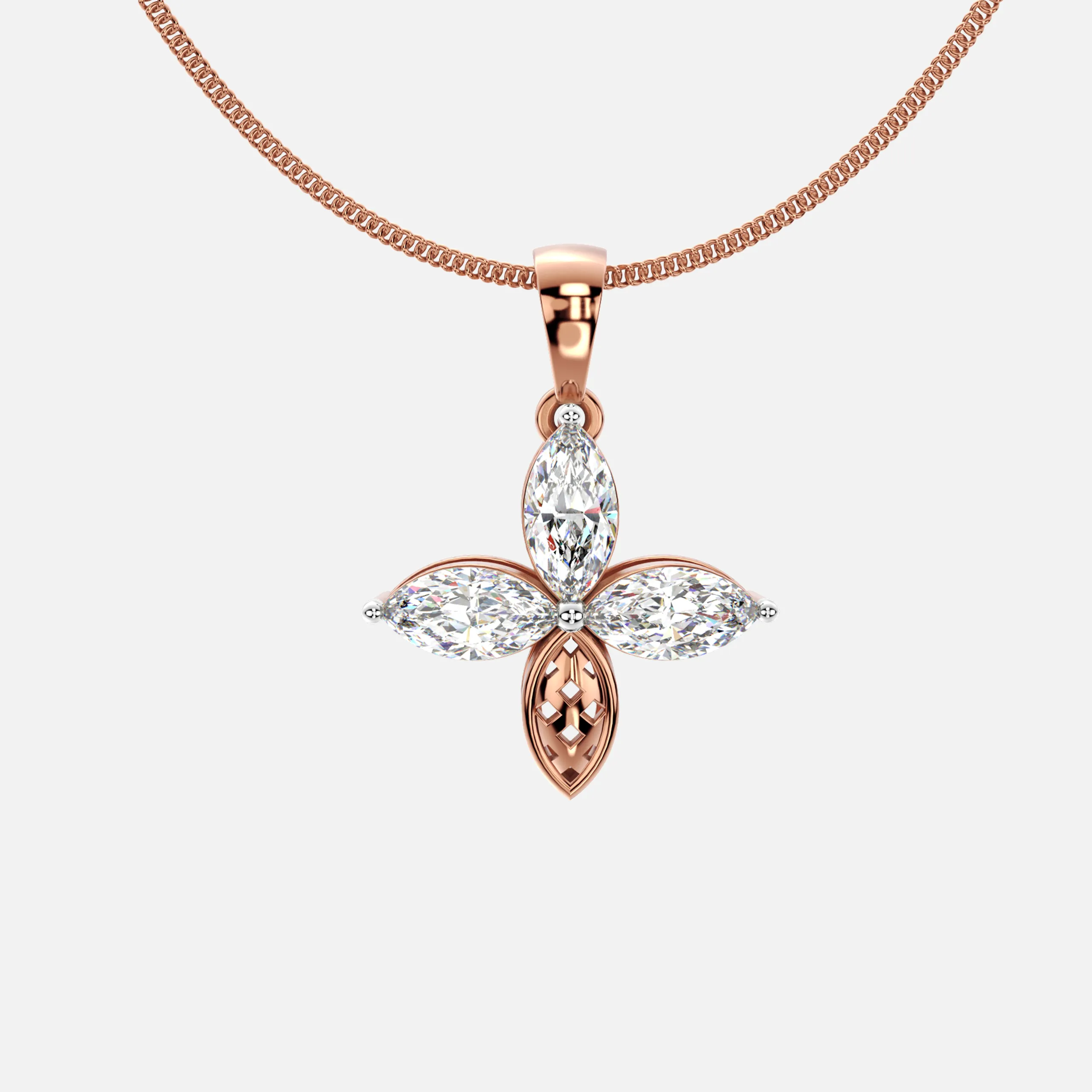Marquise Bliss Diamond Pendant