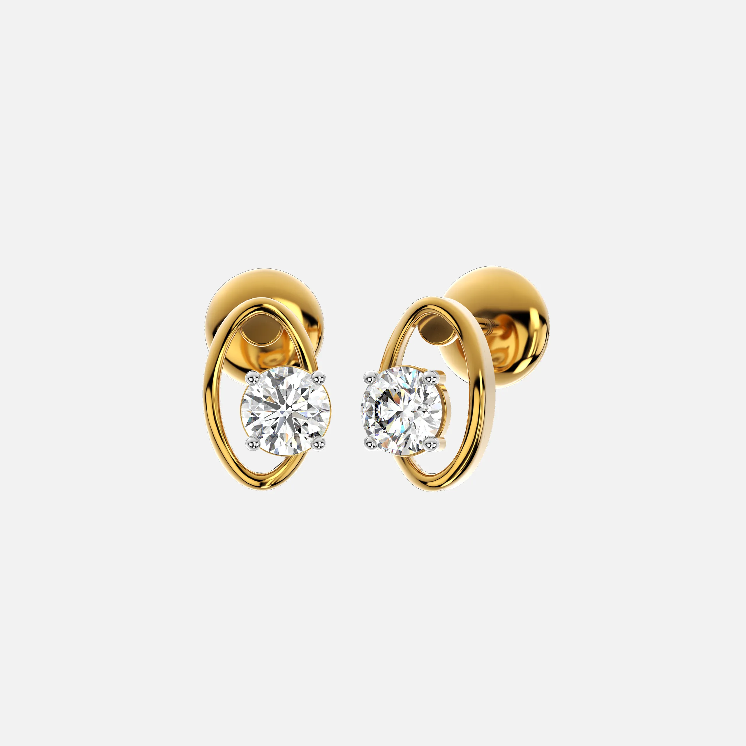 Eternal Halo Diamond Earring