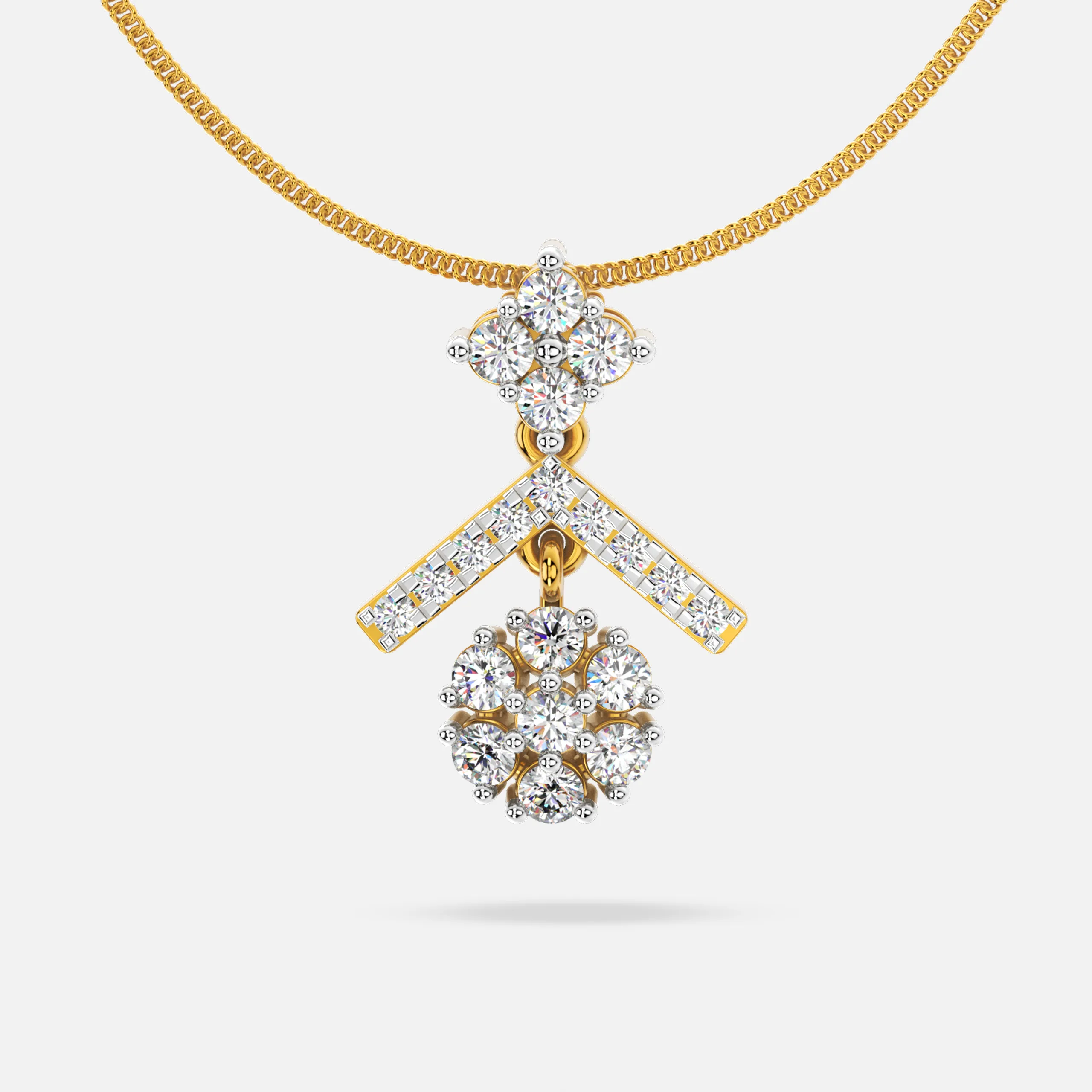 Victorian Grace Diamond Pendant