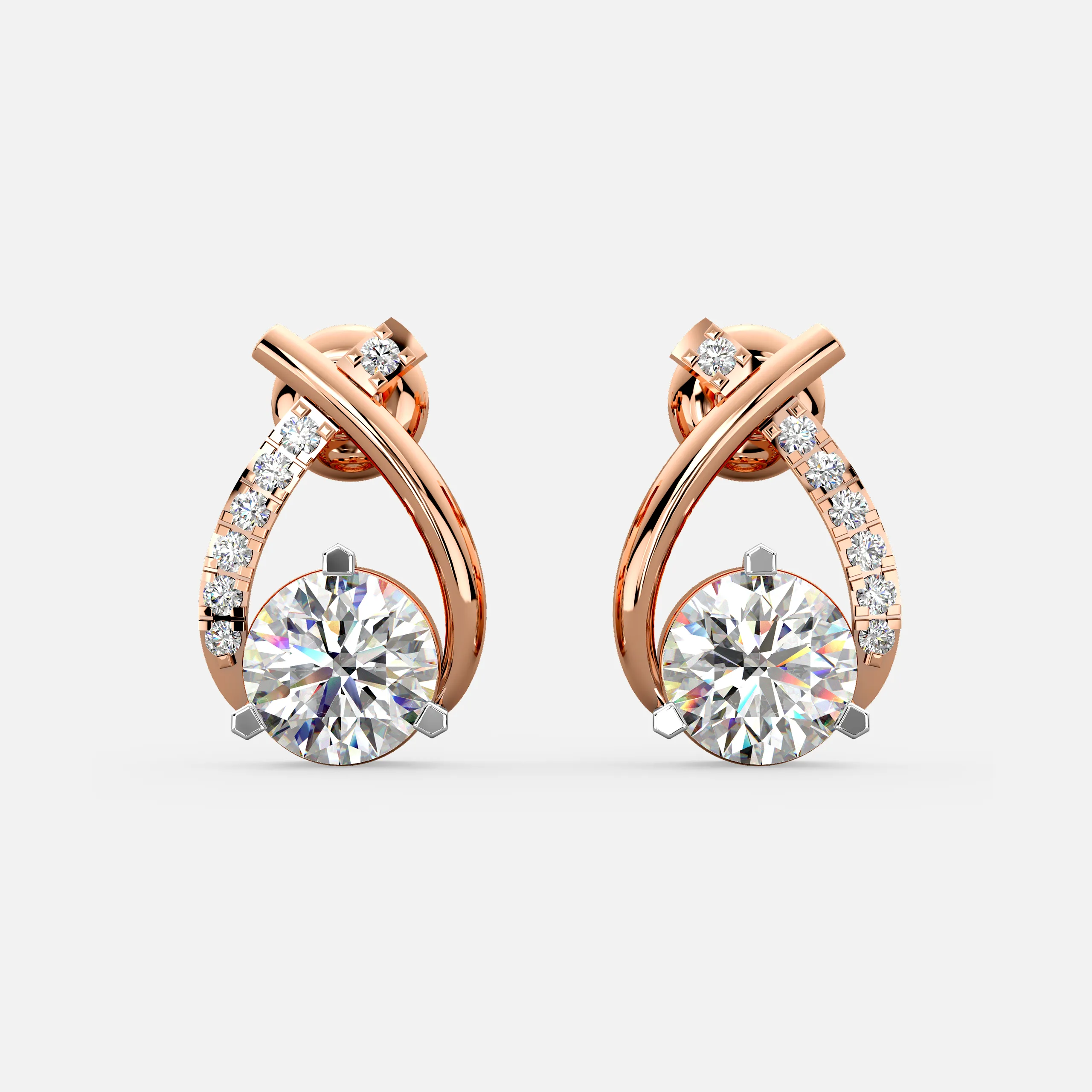 Classic Teardrop Diamond Earrings