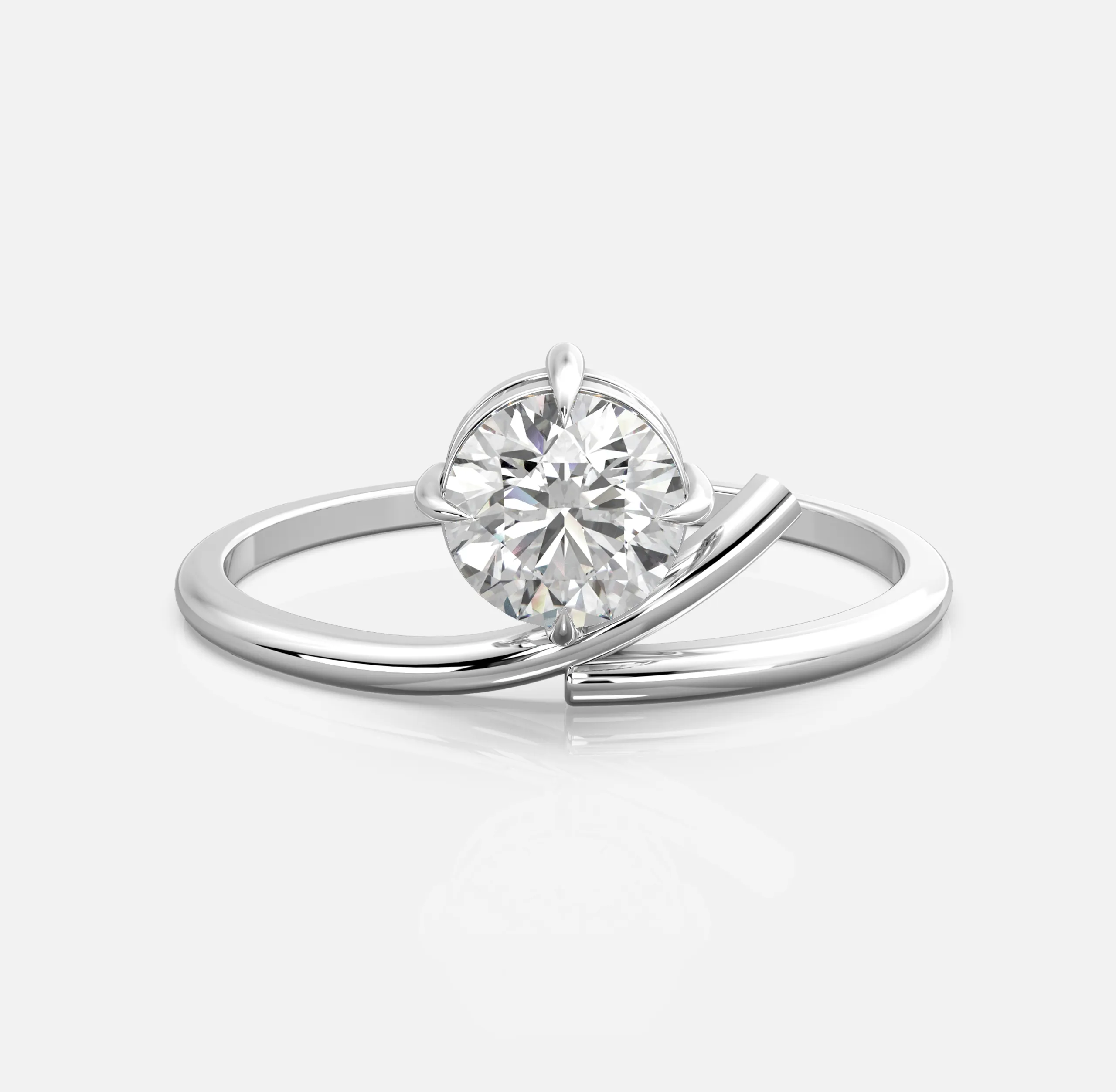 Arc Embrace Diamond Ring
