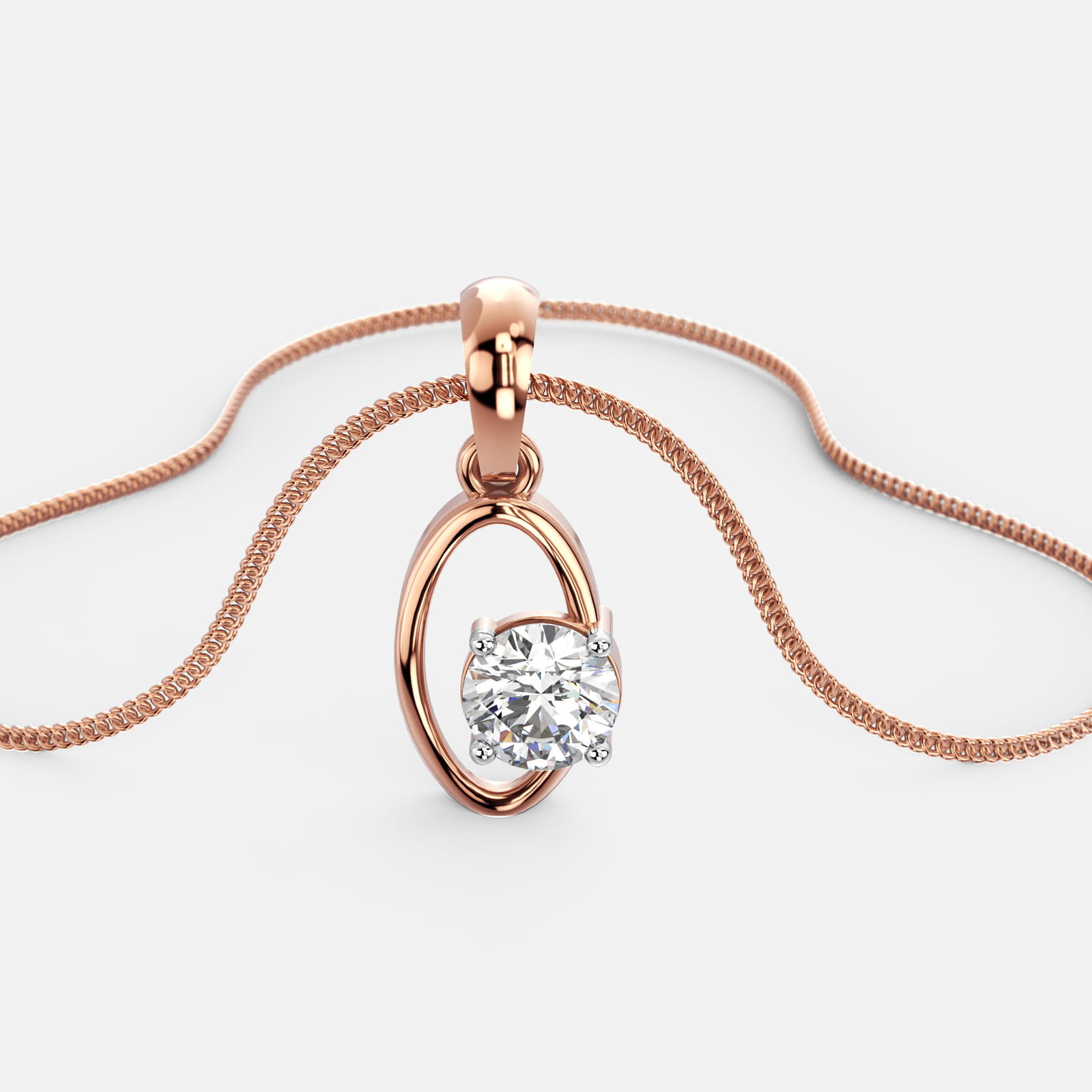 Eternal Halo Diamond Pendant