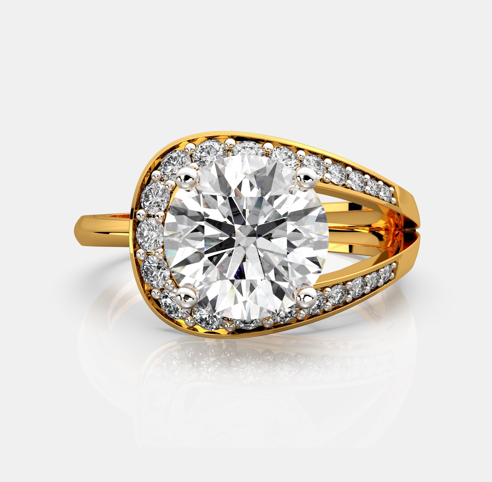 Teara Halo Diamond Ring