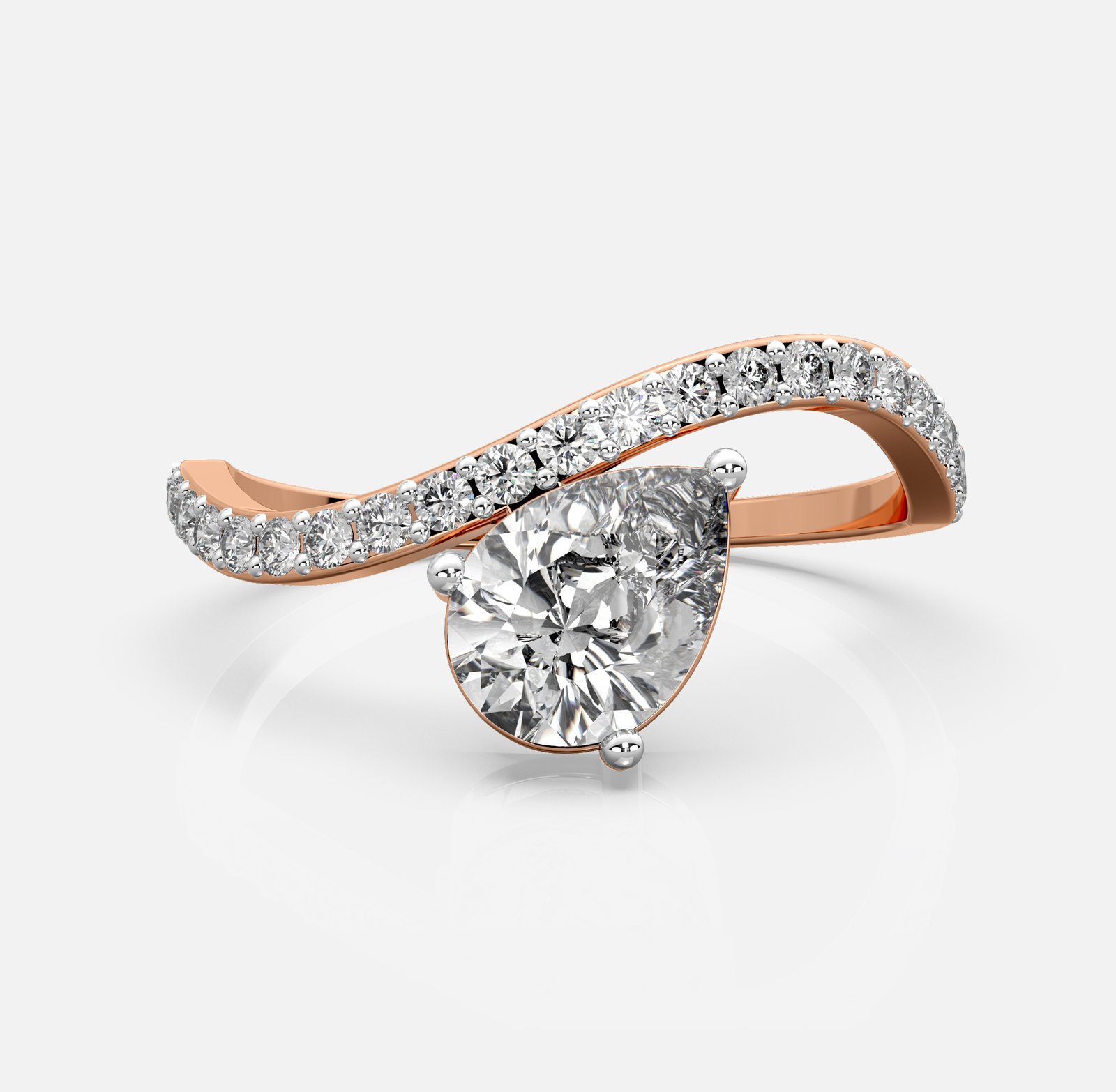 Infinity Twist Diamond Ring
