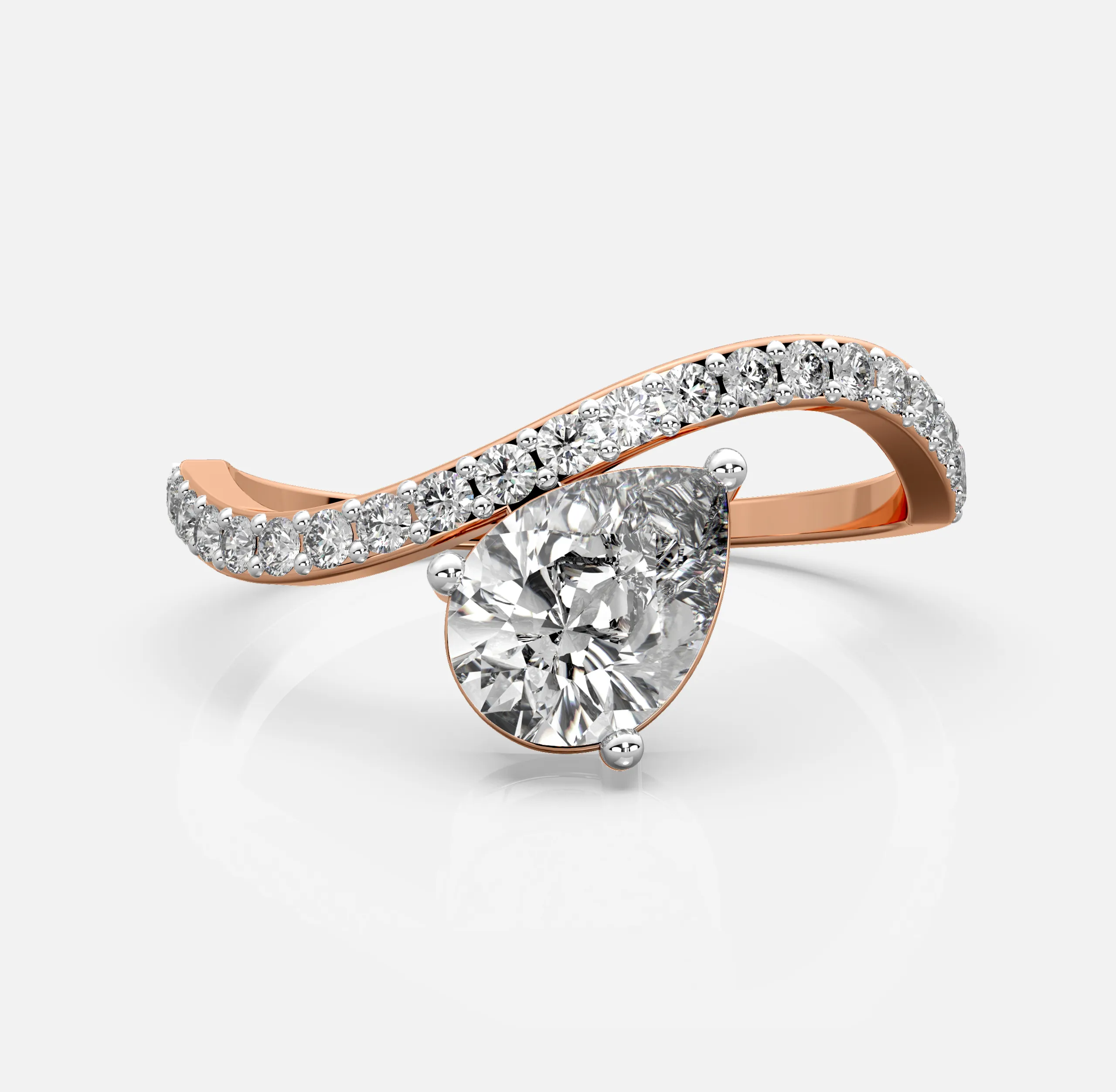 Infinity Twist Diamond Ring