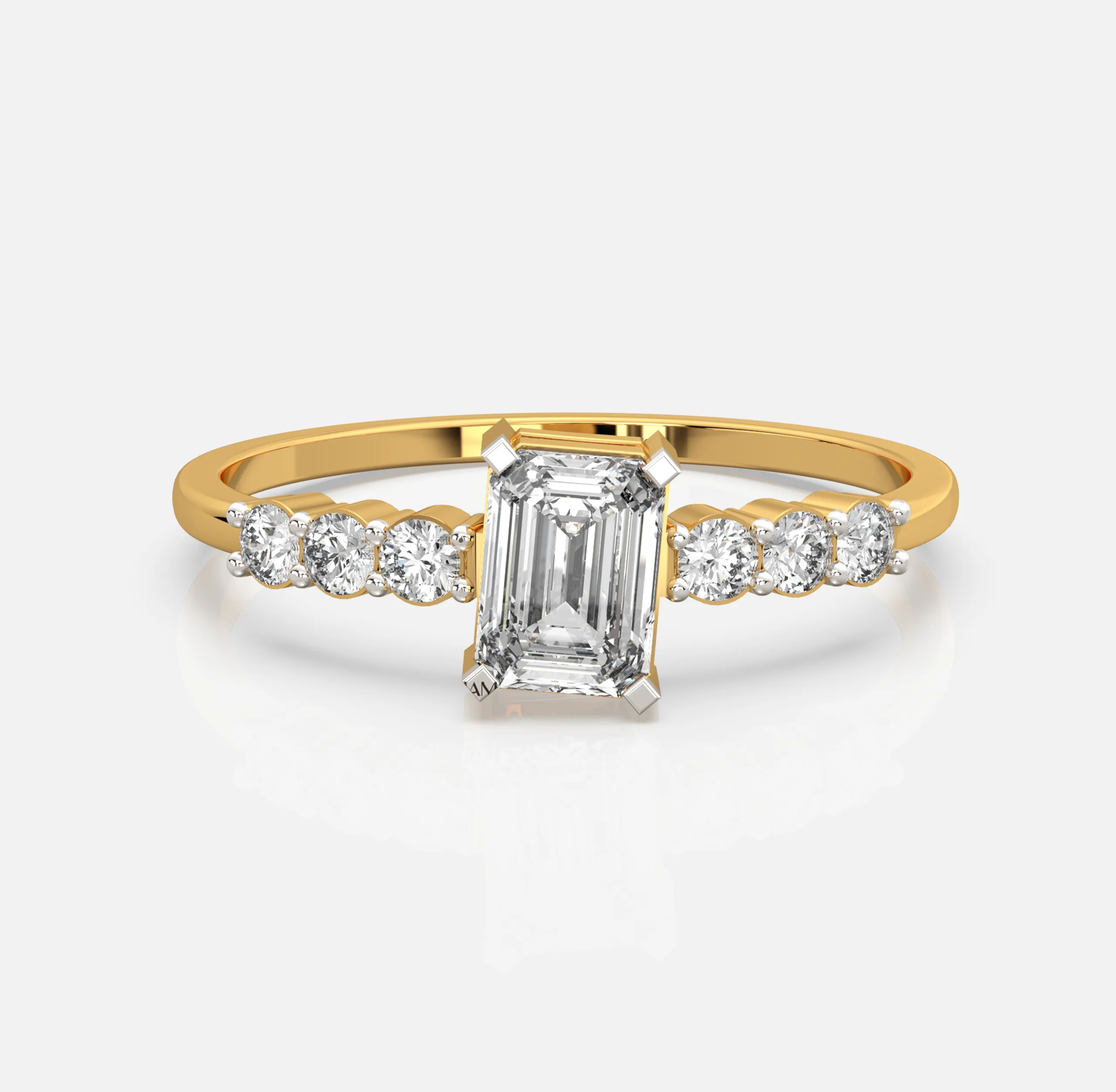 Eterna Emerald Diamond Ring