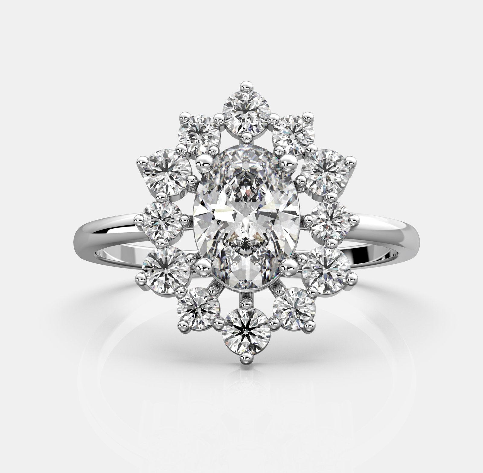 Ovalora Bloom Diamond Ring
