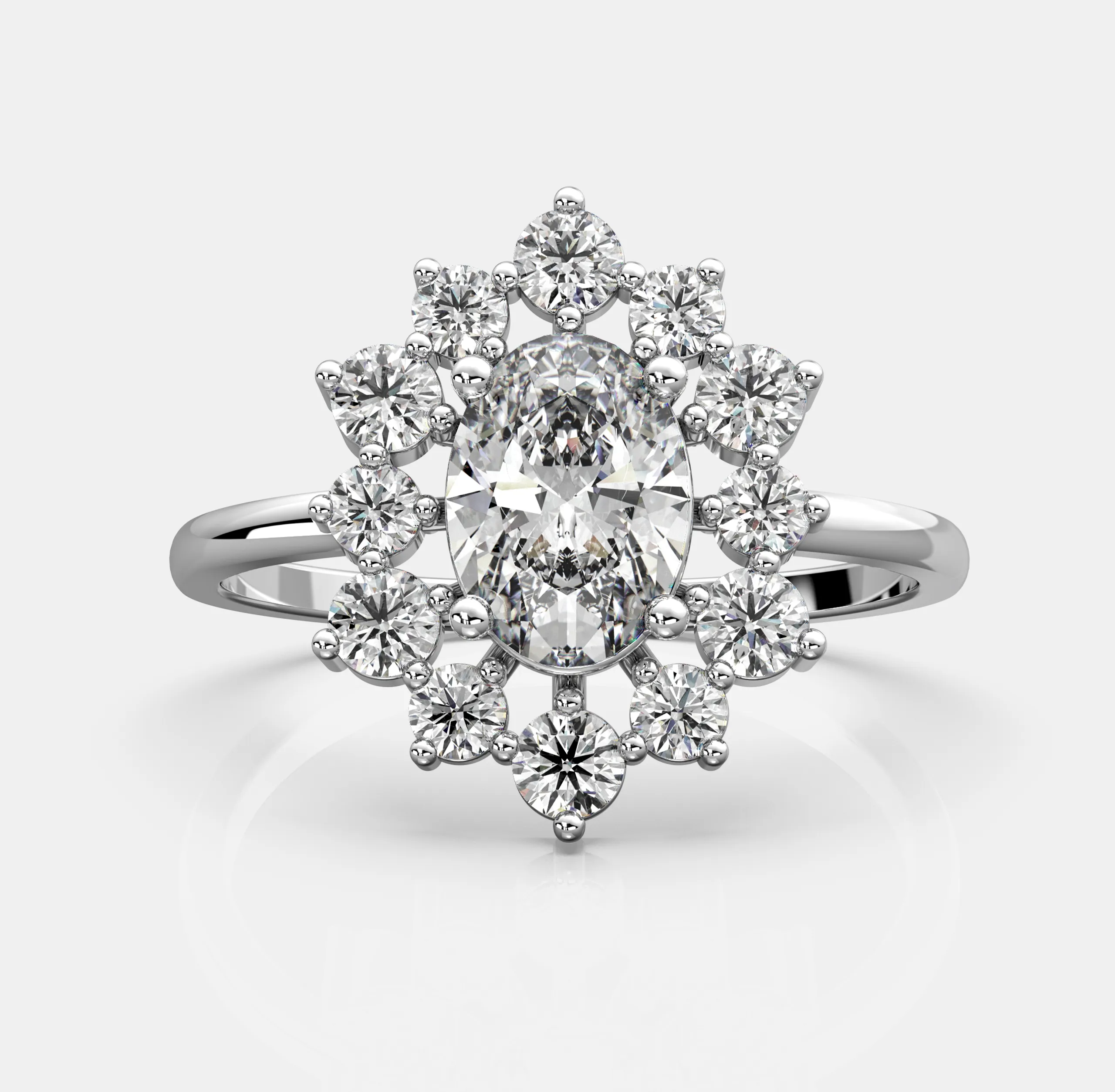 Ovalora Bloom Diamond Ring
