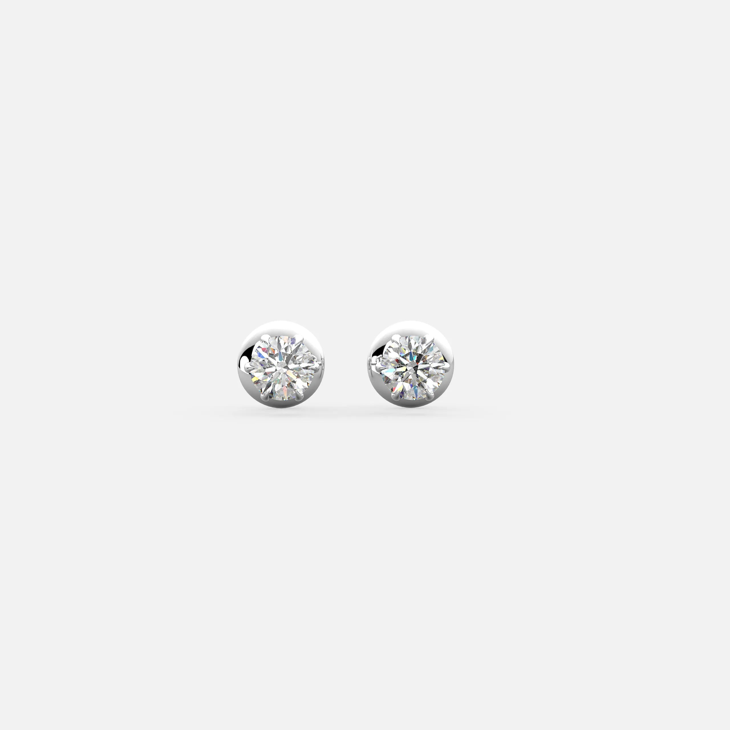 Eterna Round Earrings