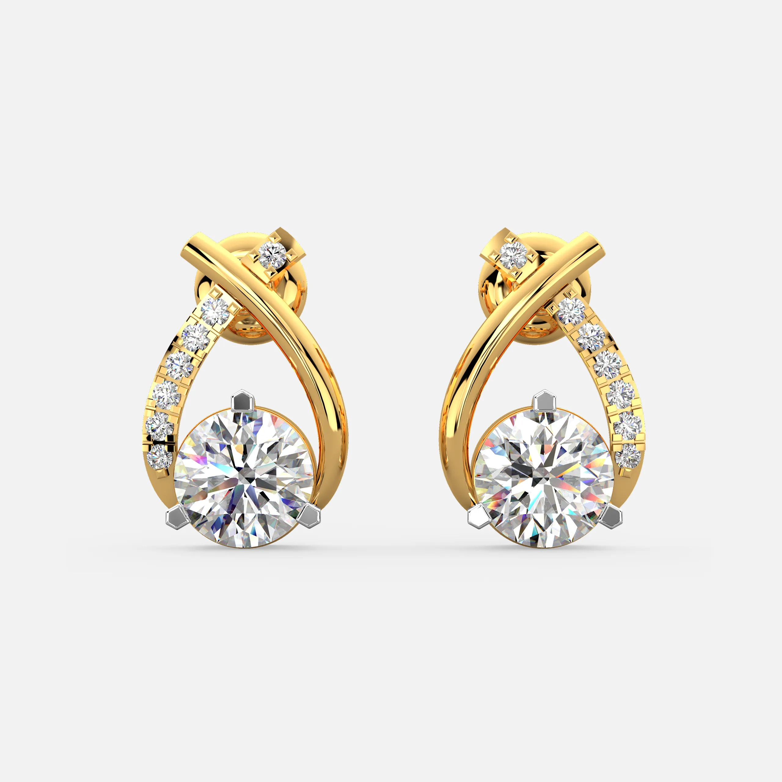 Classic Teardrop Diamond Earrings
