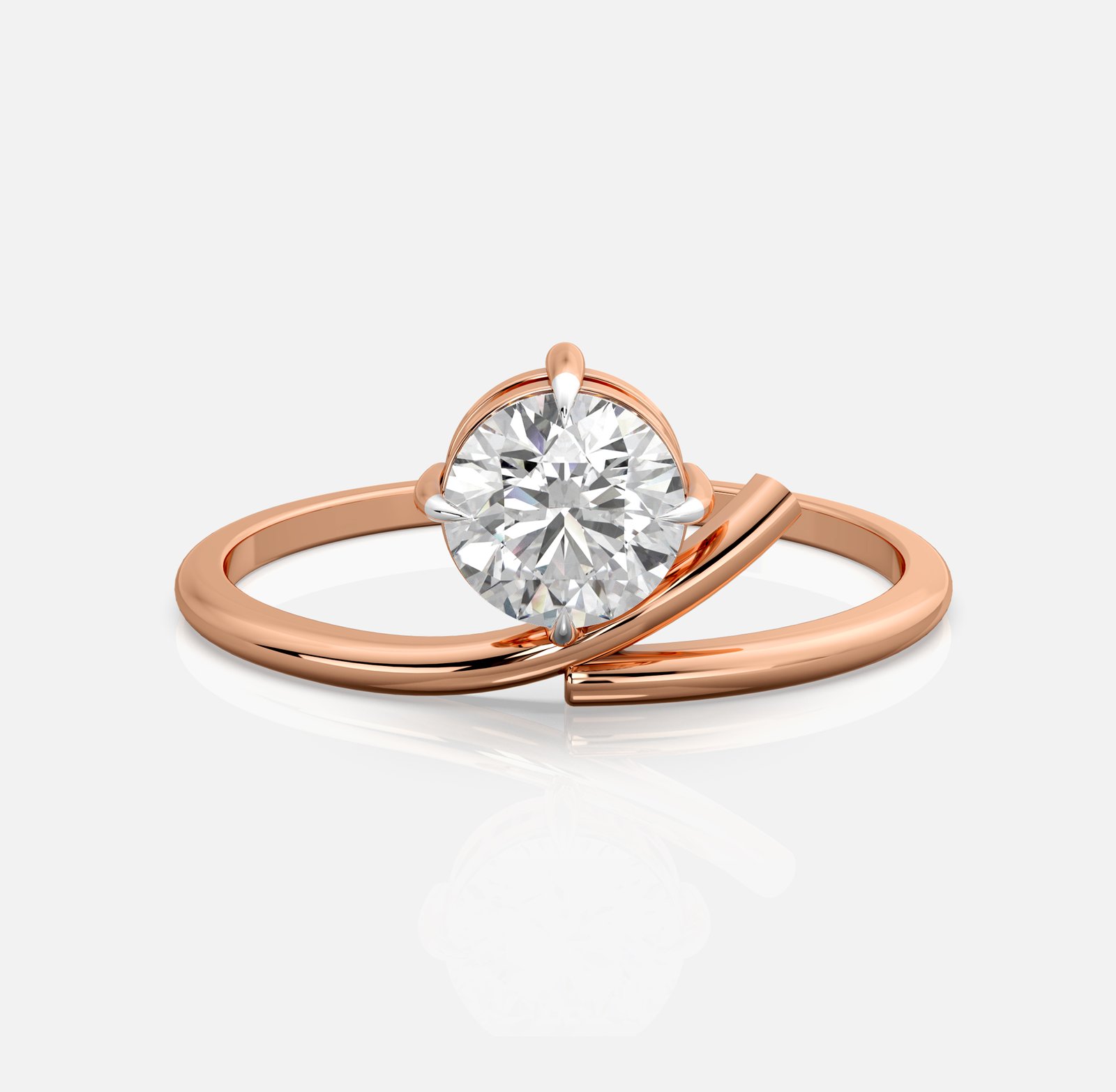 Arc Embrace Diamond Ring