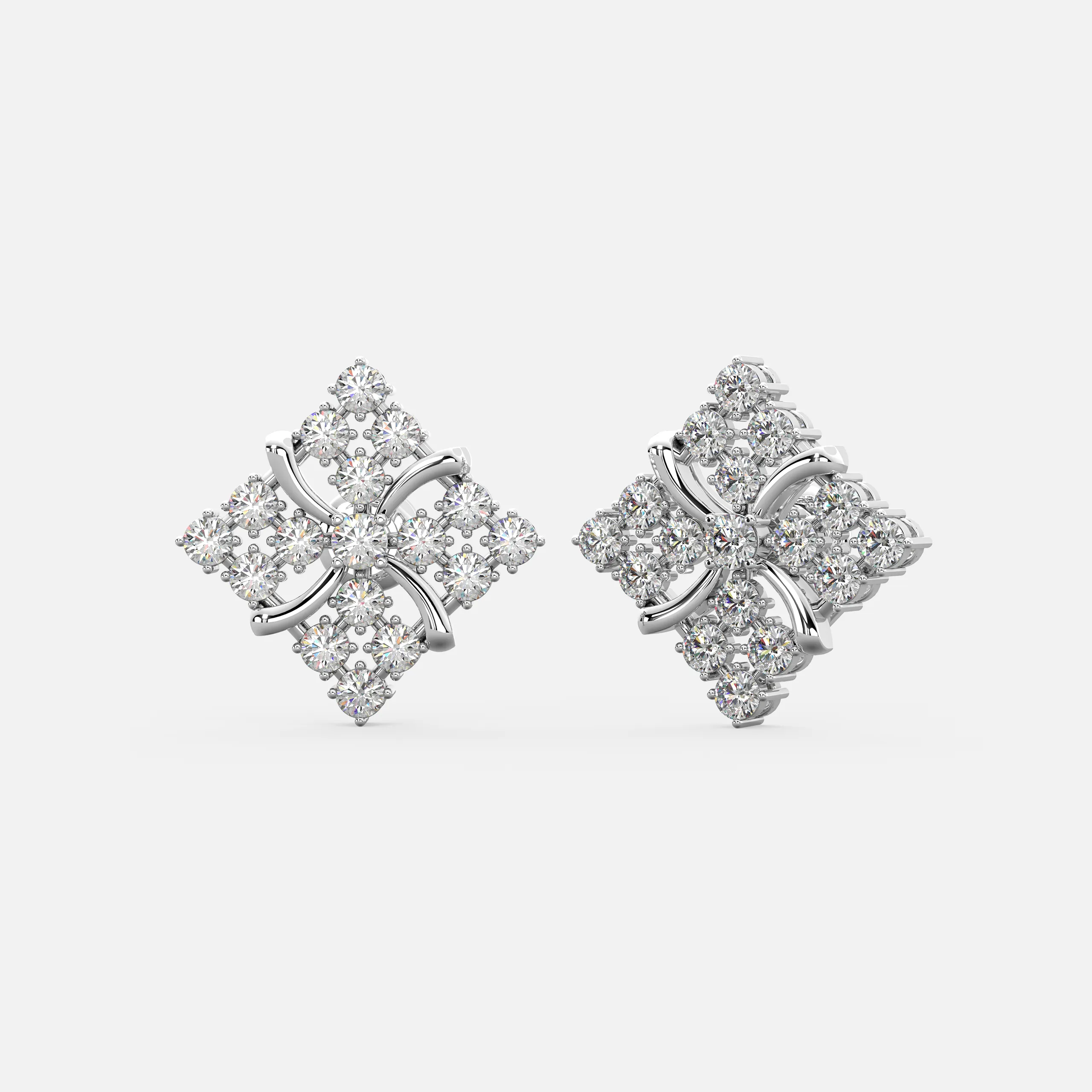 Eternal Blossom Diamond Earrings