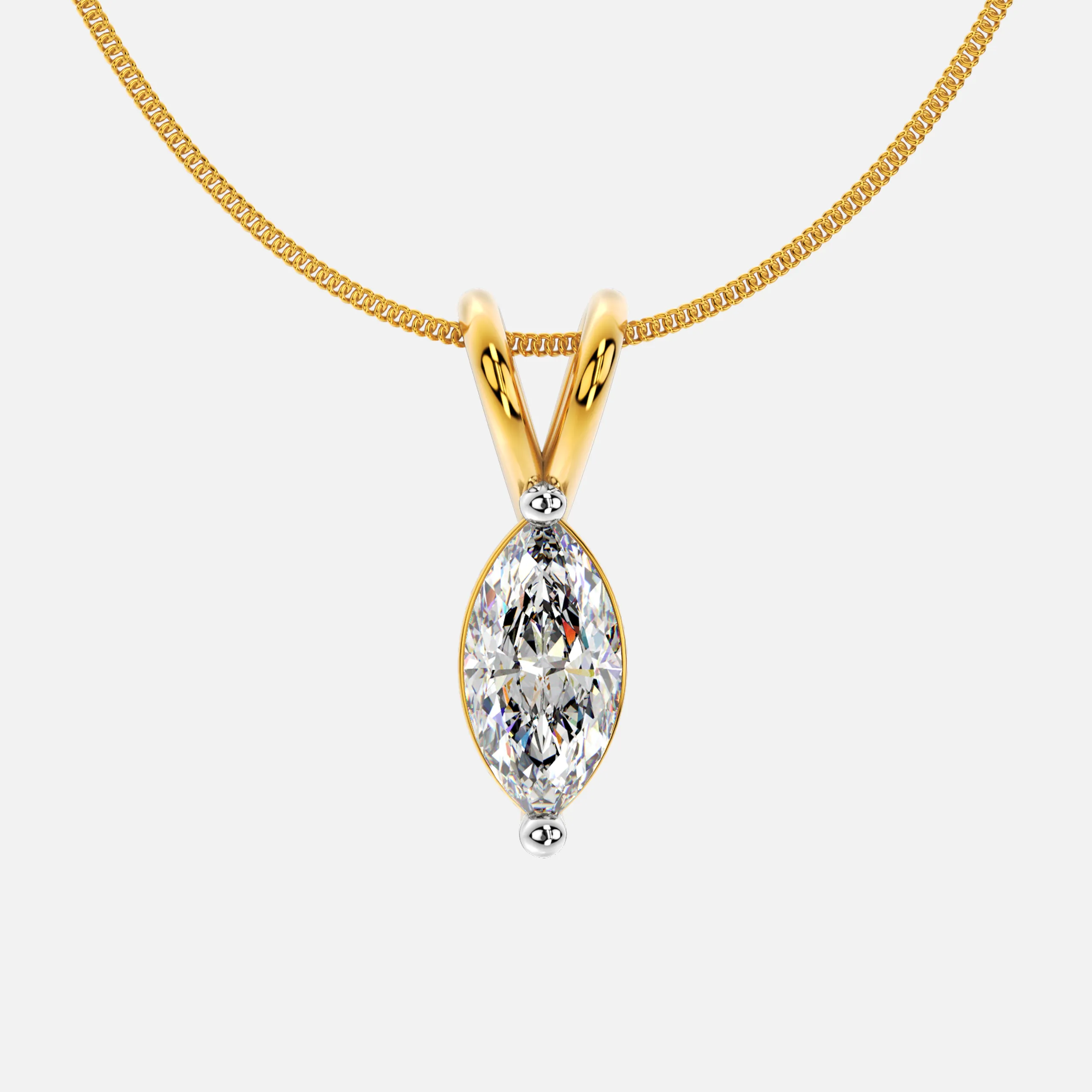 Lustre Marquise Pendant
