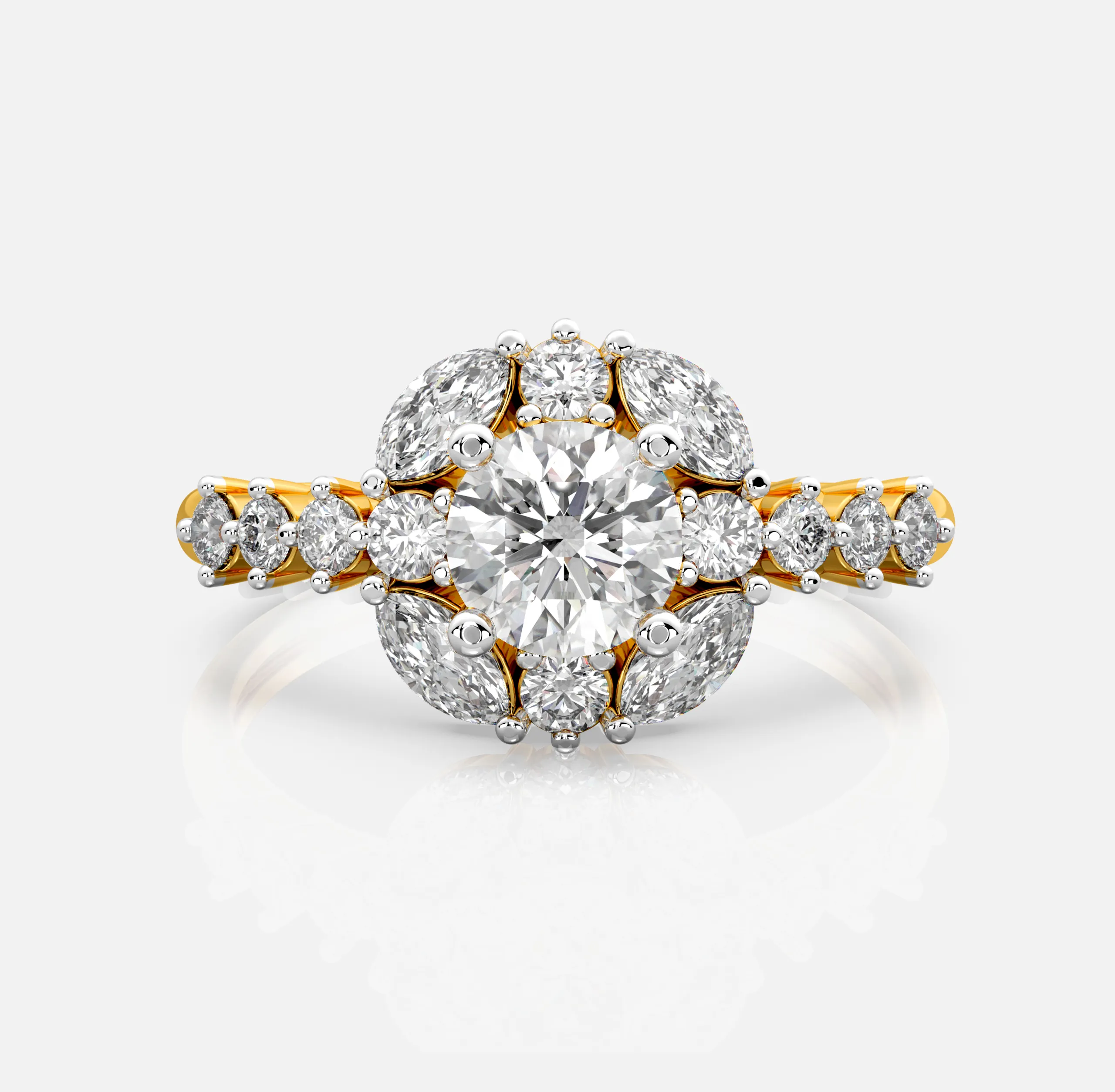 Diamond Fleur Ring