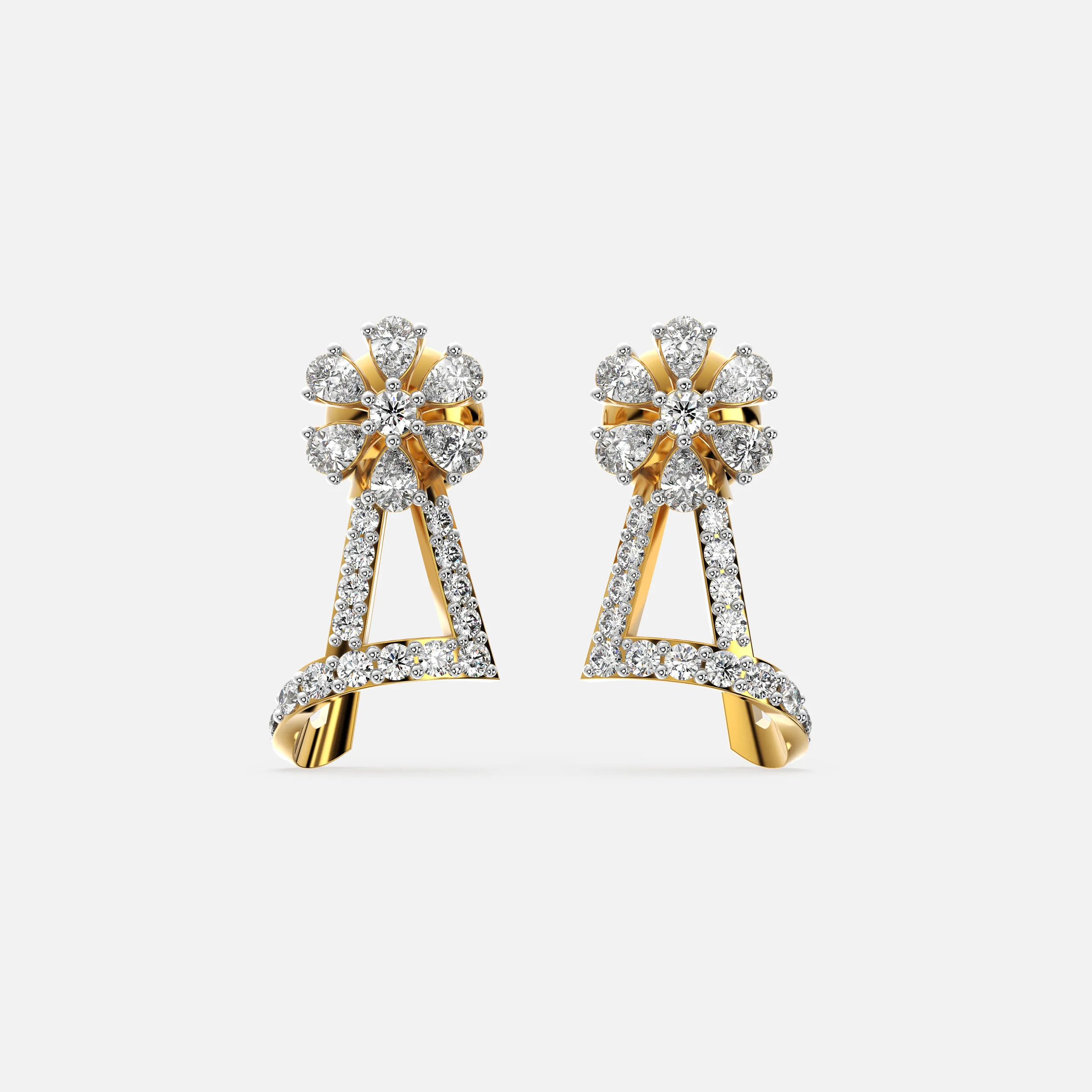 Bloomspire Diamond Earrings