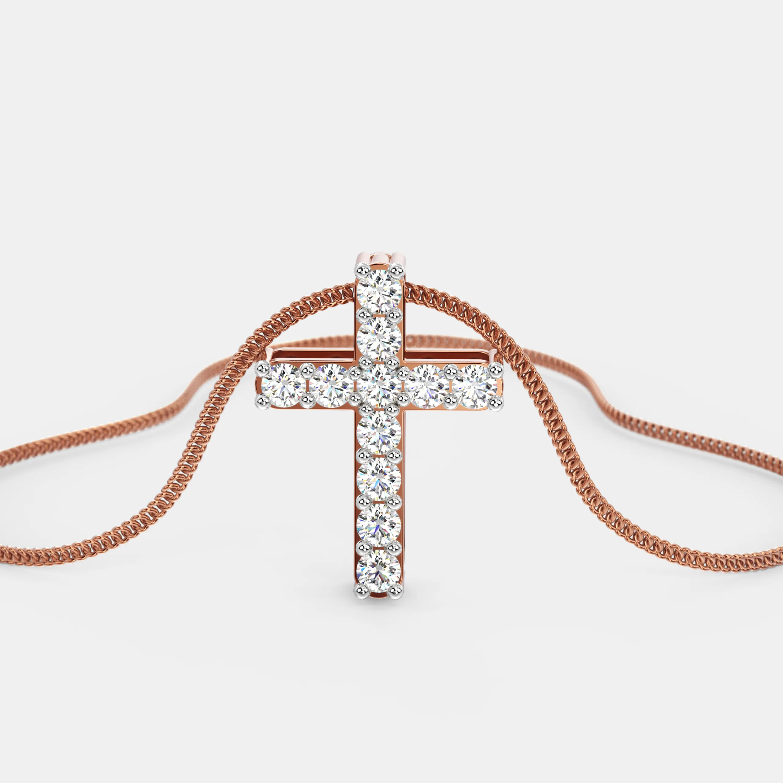 Eternal Diamond Cross Pendant