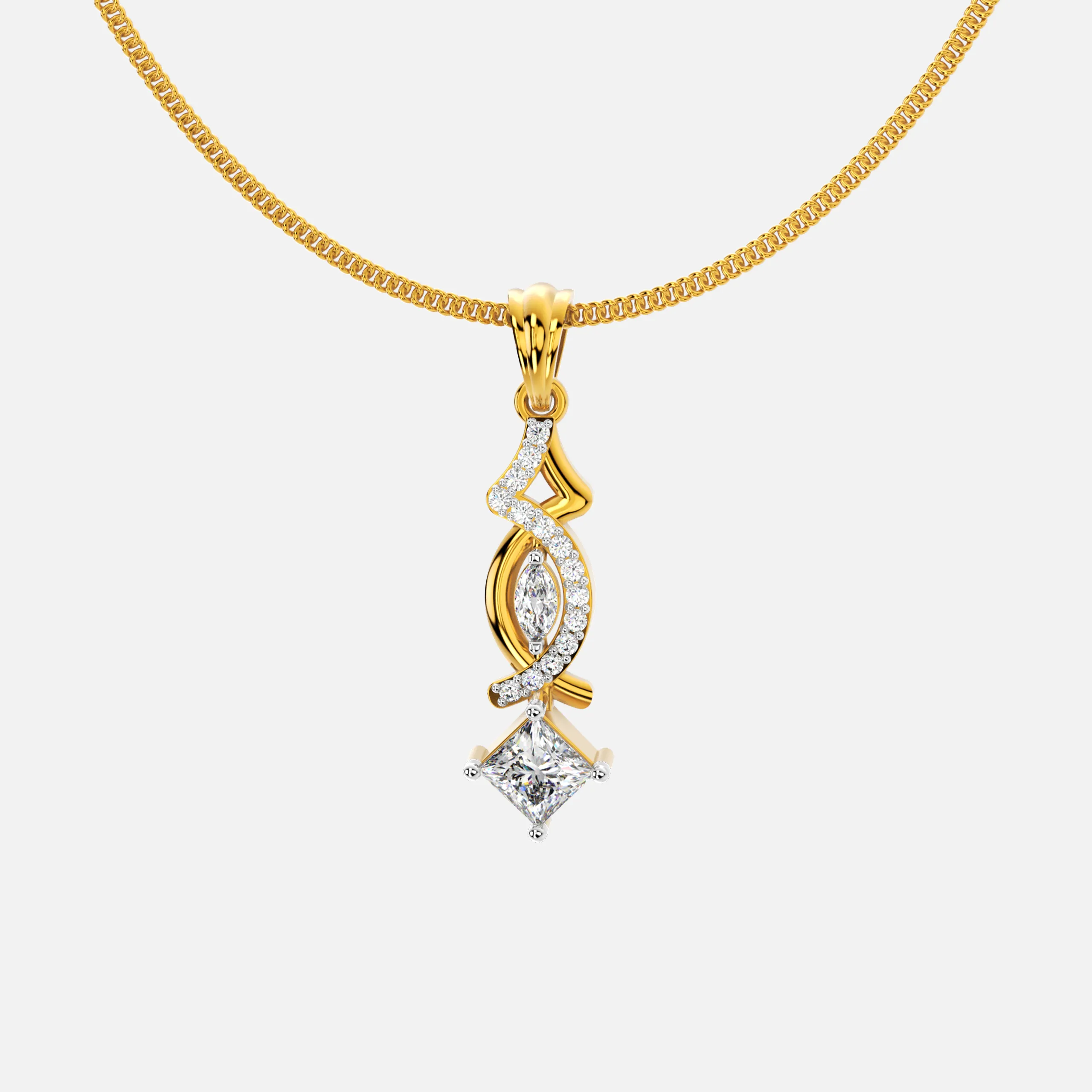 Radiance Grace Diamond Pendant