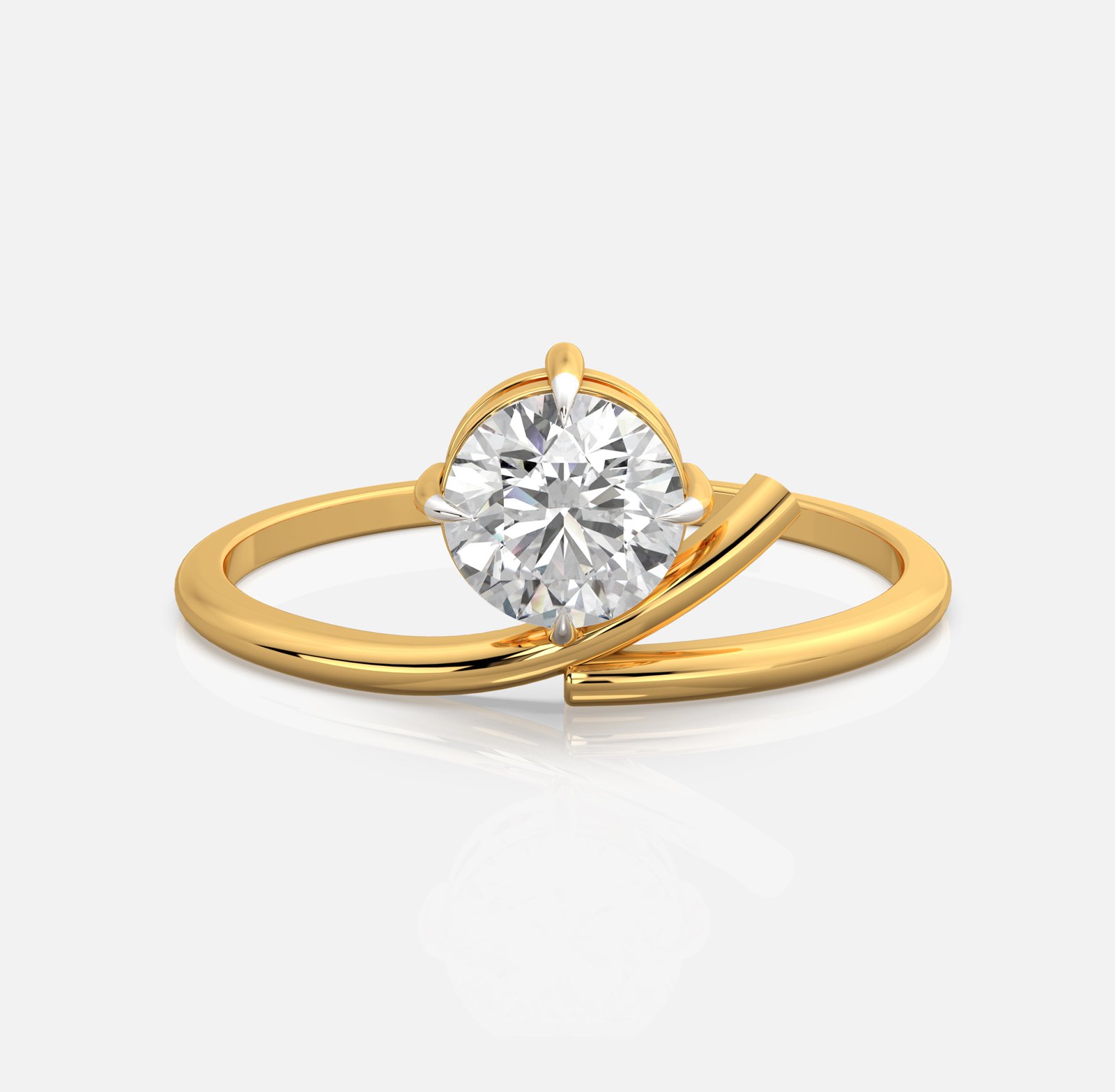 Arc Embrace Diamond Ring